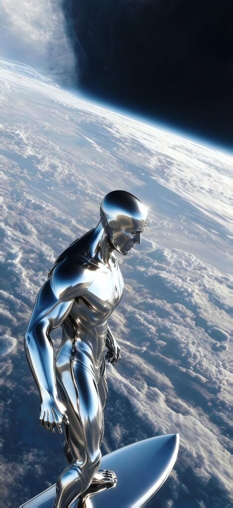 Marvel Silver Surfer Cosmic Hero Wallpaper