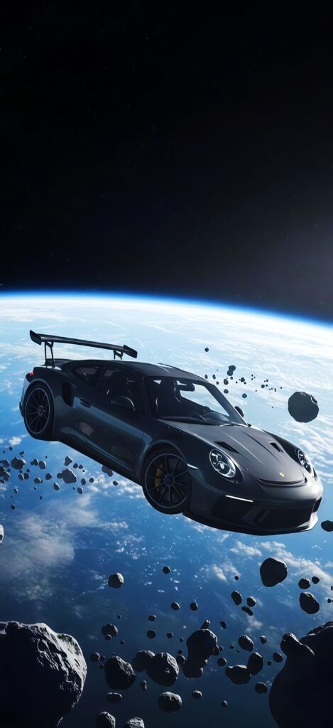 Porsche 911 GT3 RS Space Orbit Wallpaper