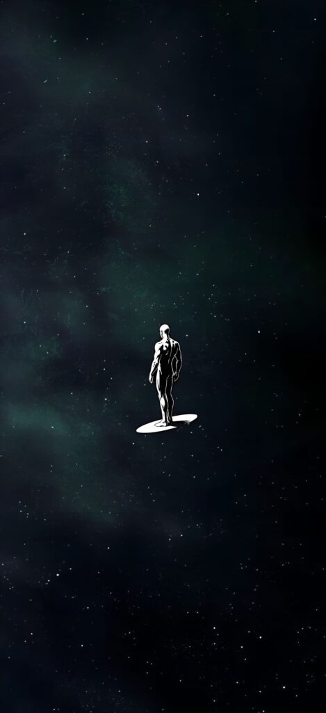 Silver Surfer Cosmic Dark Wallpaper