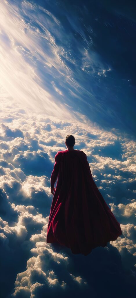 Superman Man of Steel Sky Wallpaper