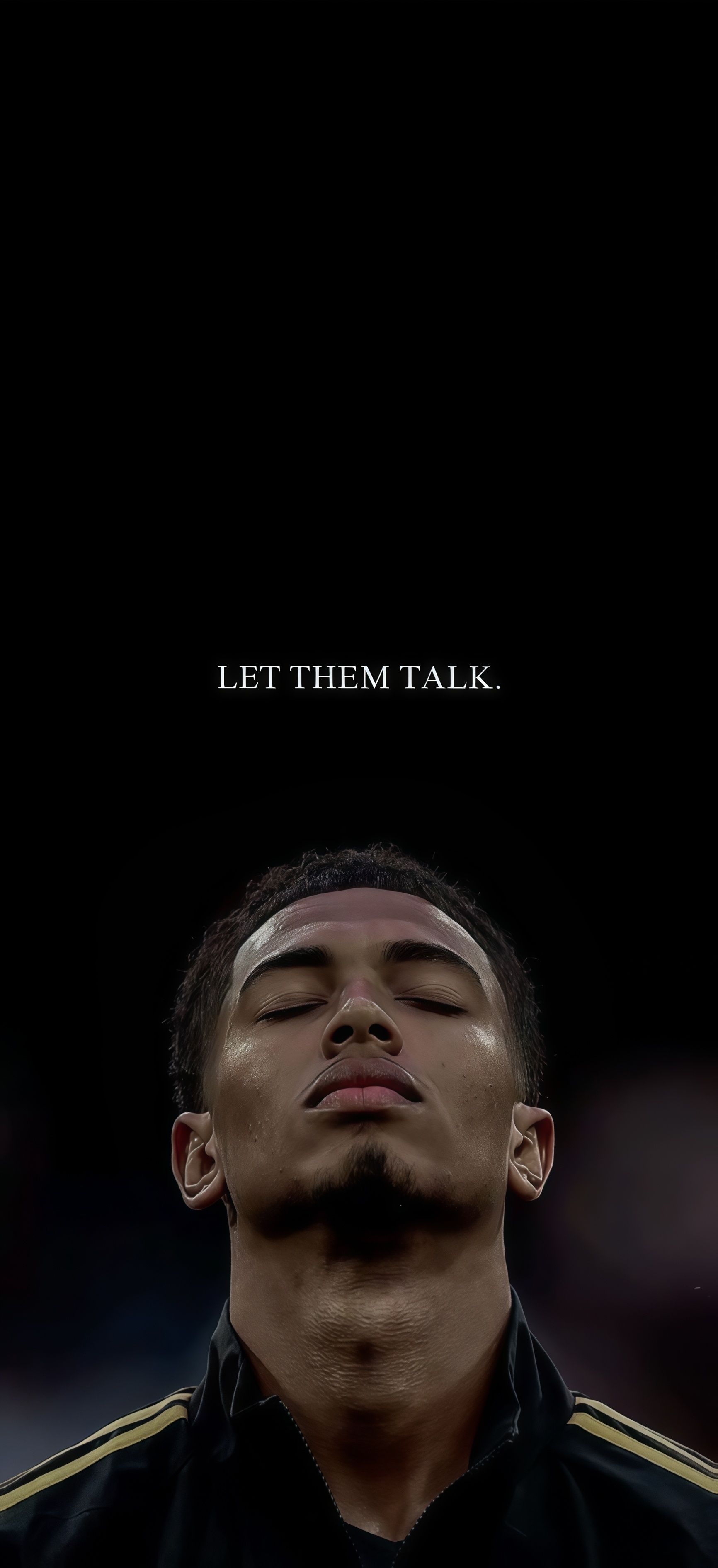 Jude Bellingham Focus Let Them Talk Wallpaper