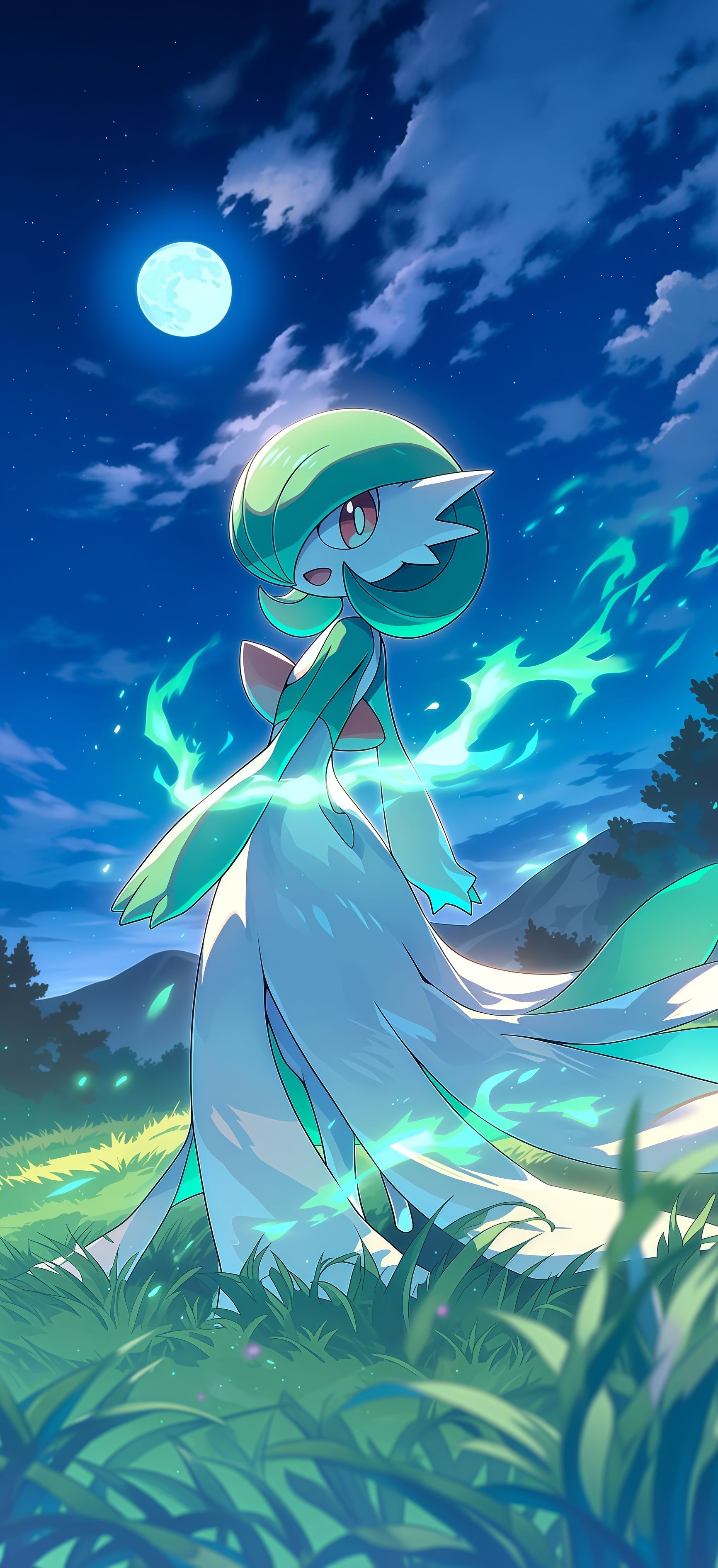 Gardevoir Moonlight Pokemon Wallpaper