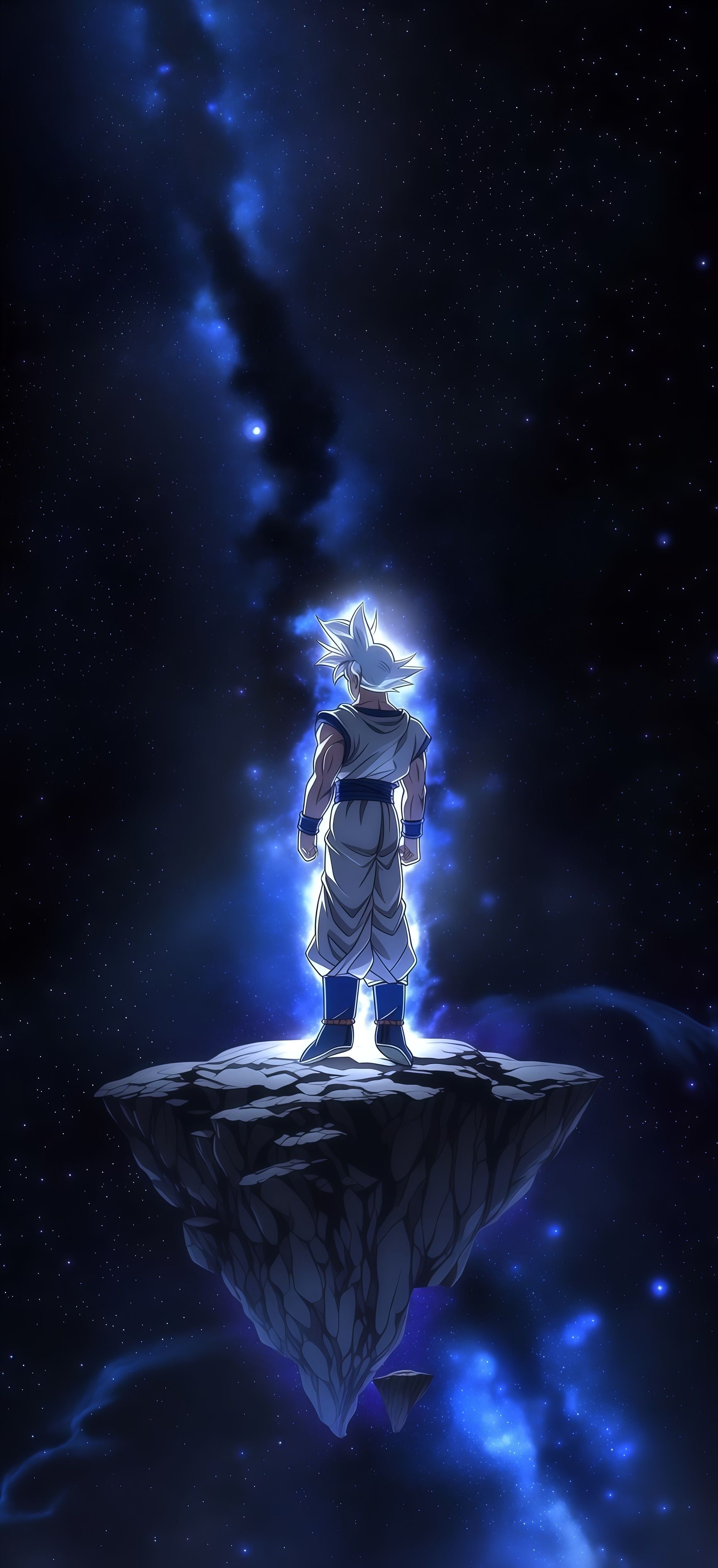 Goku Ultra Instinct Space Wallpaper