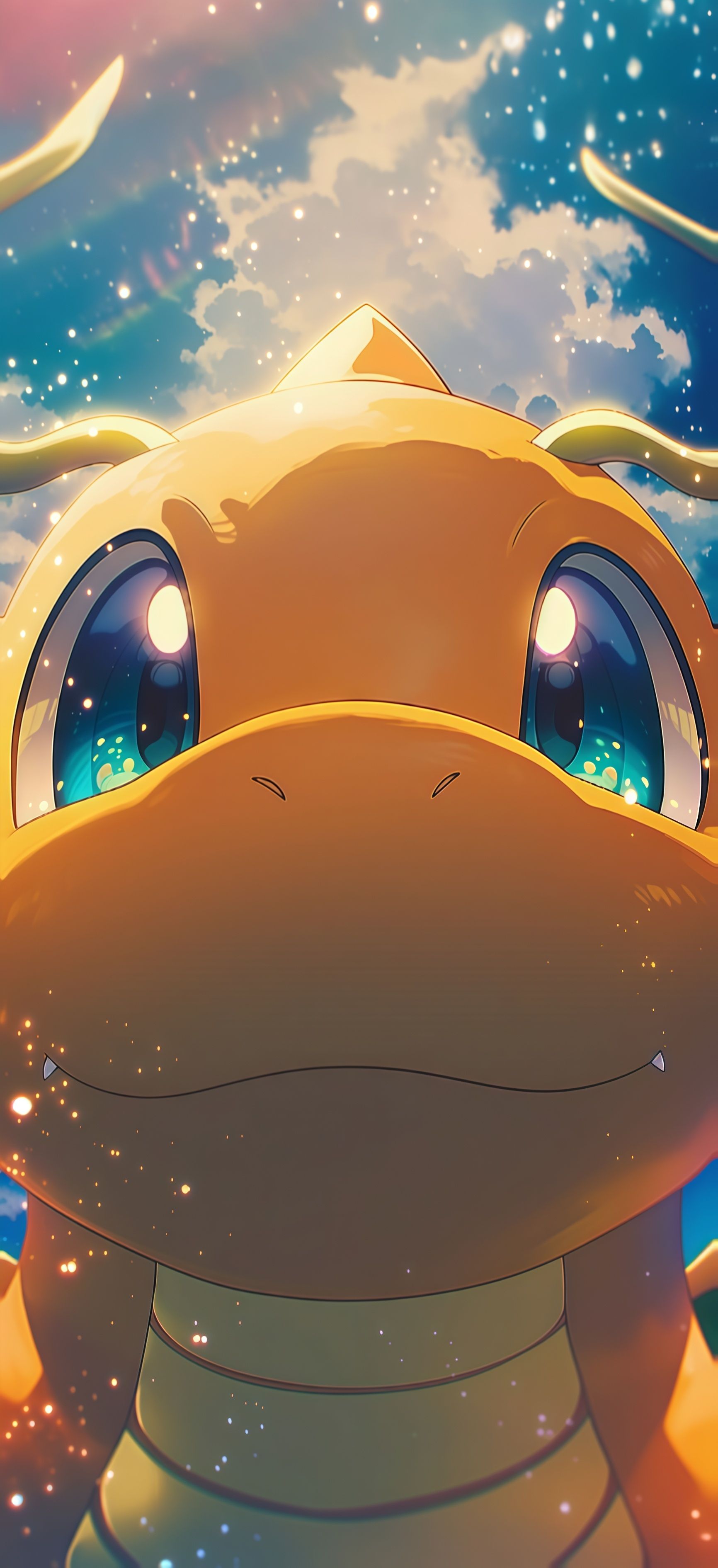 Dragonite Sparkle Close Up Wallpaper