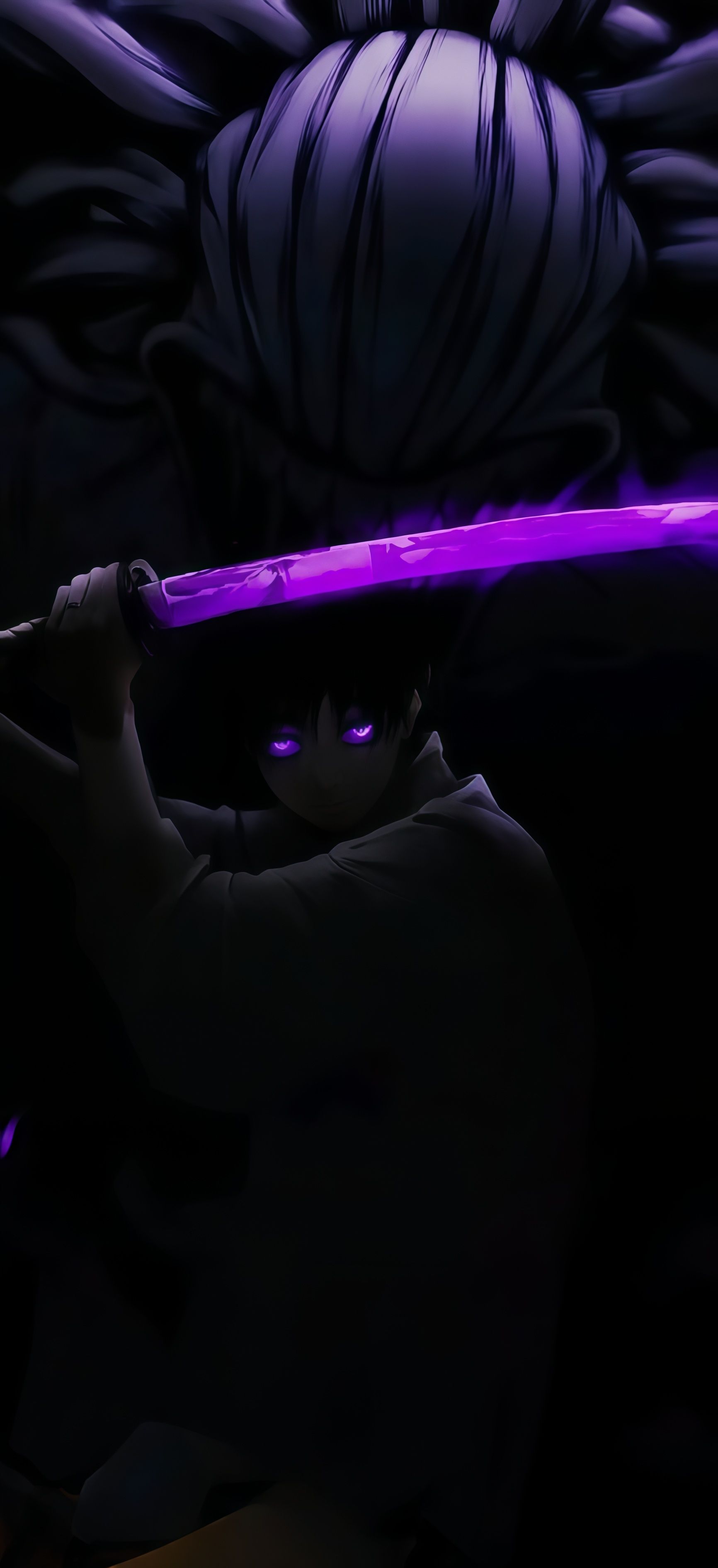 Yuta Okkotsu Purple Cursed Energy Wallpaper