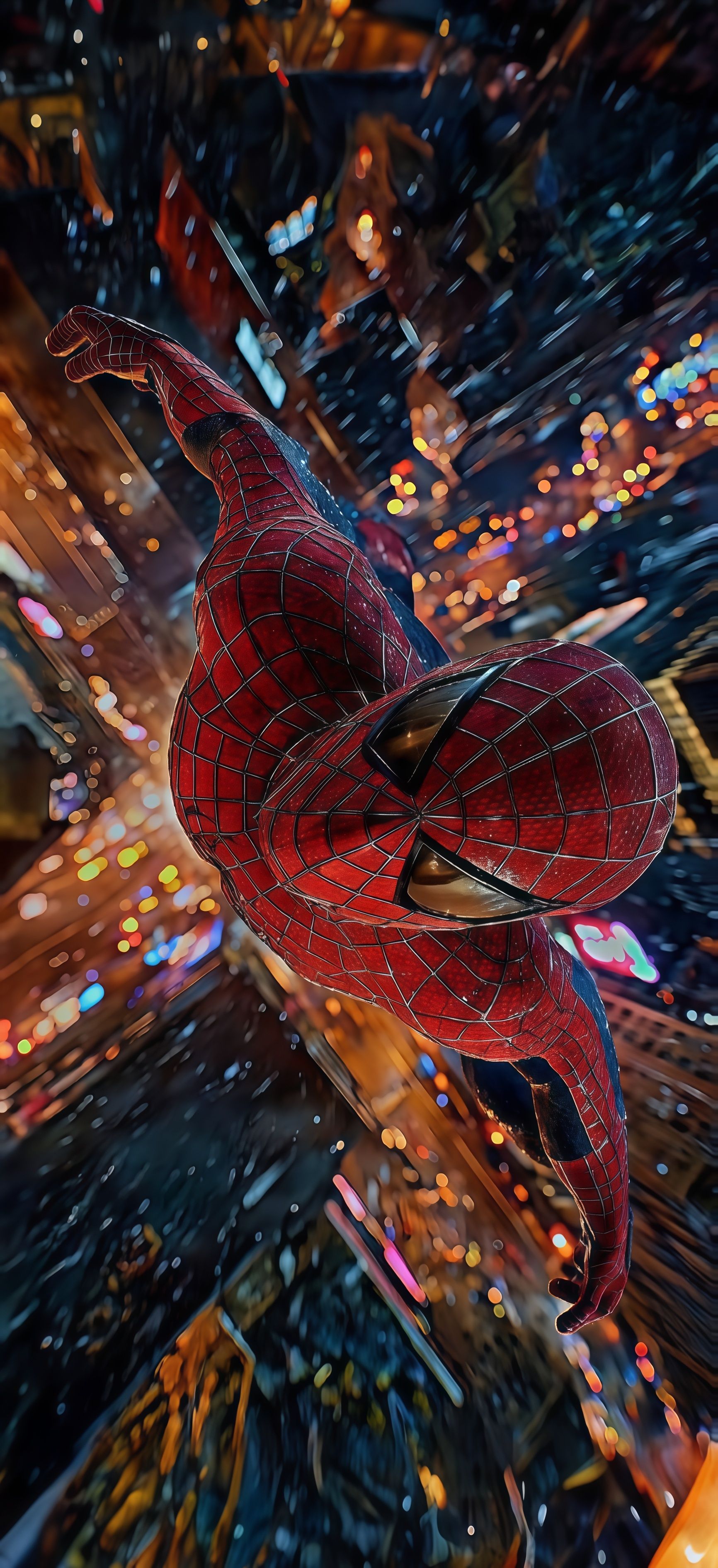 Andrew Garfield Spider-Man Cityscape Wallpaper