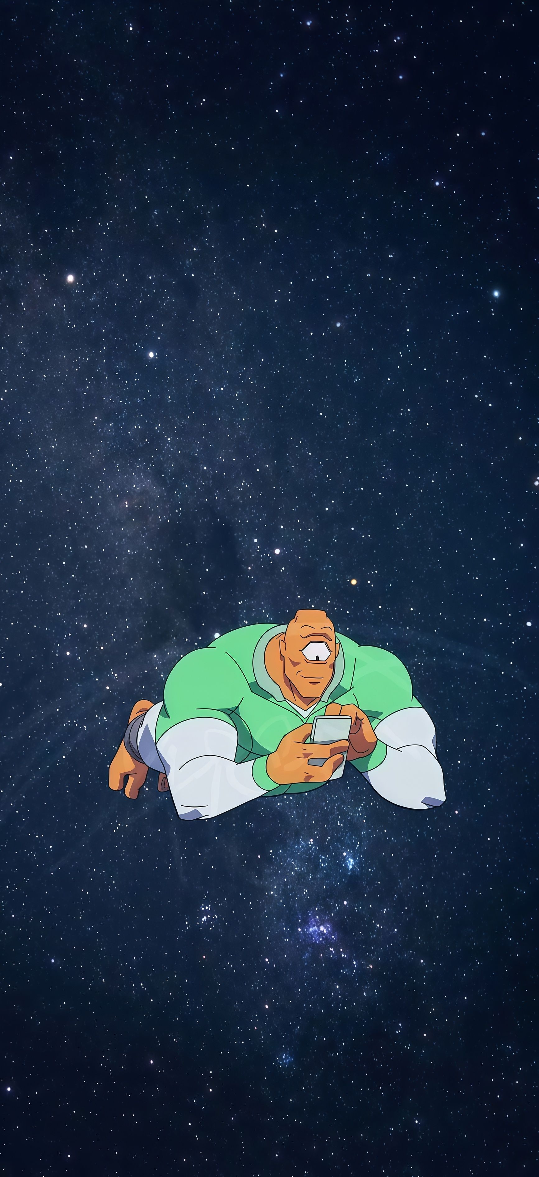 Allen the Alien Space Wallpaper