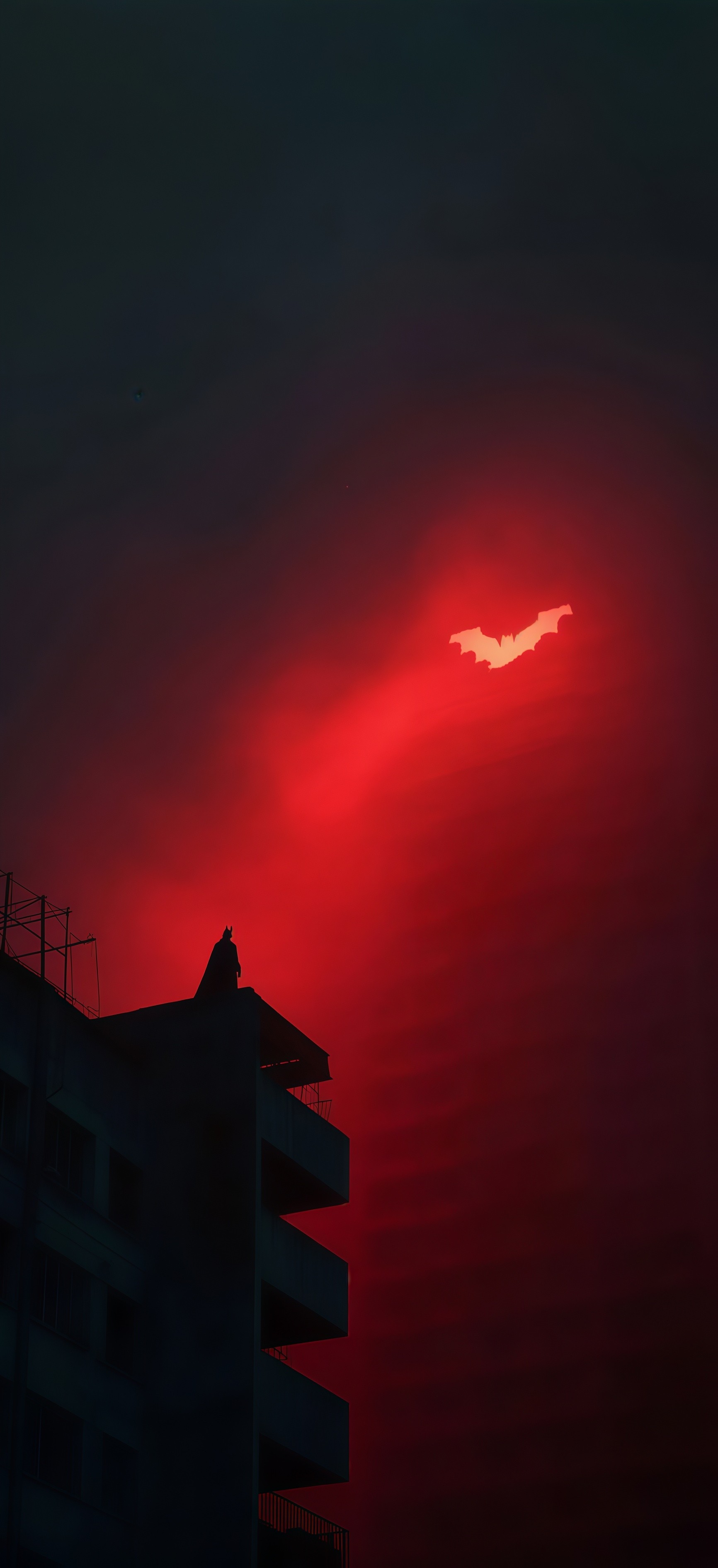 Batman Bat-Signal Night Wallpaper