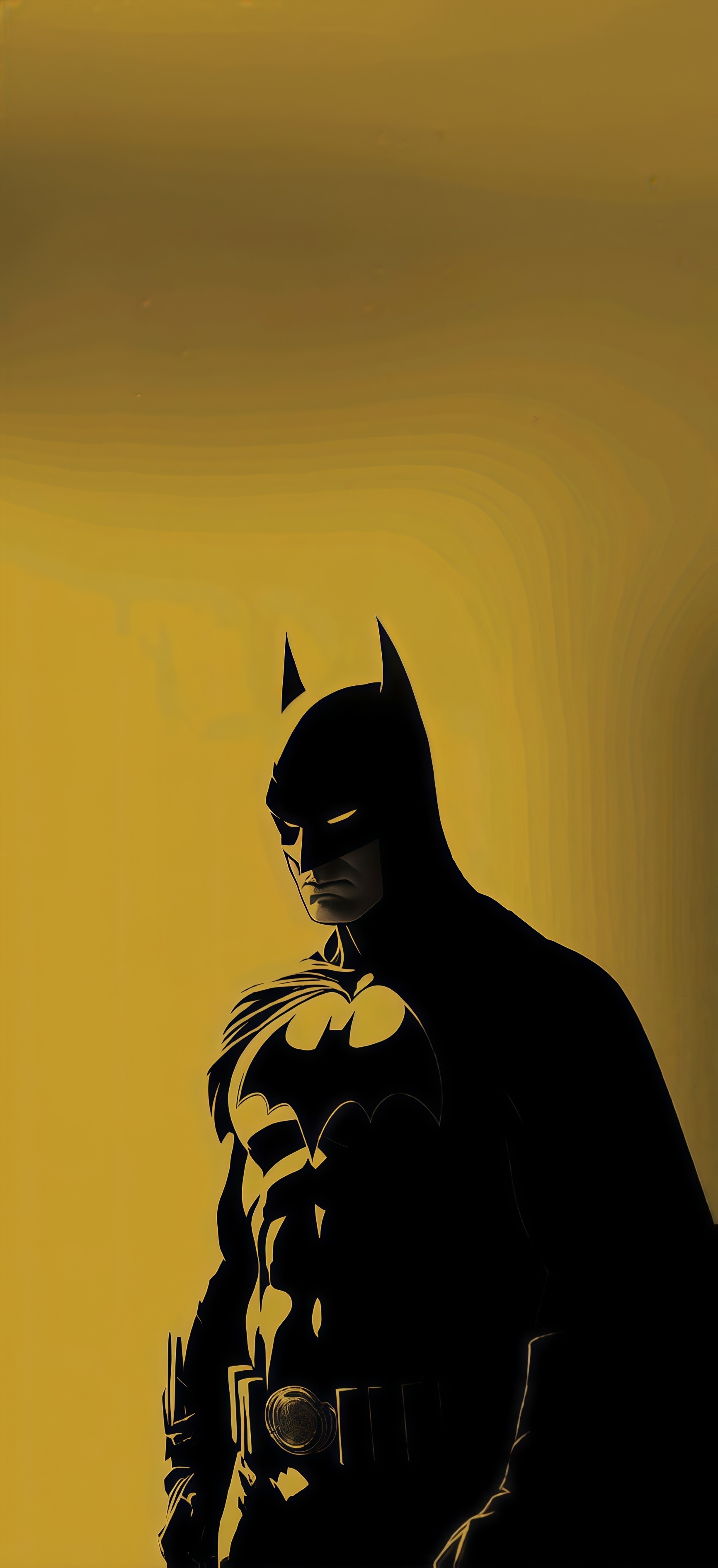 Batman Classic Cowl Minimal Wallpaper