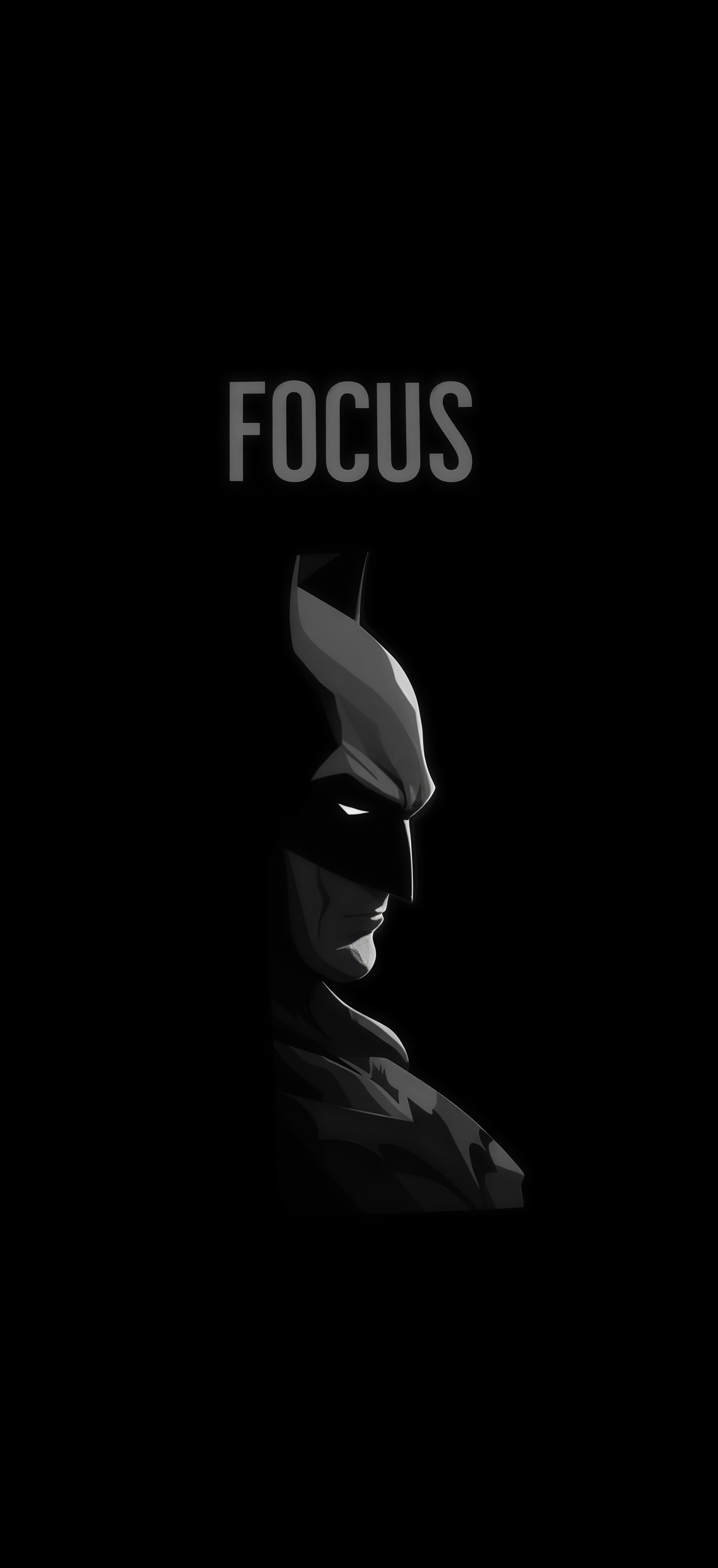 Batman Focus Dark Wallpaper