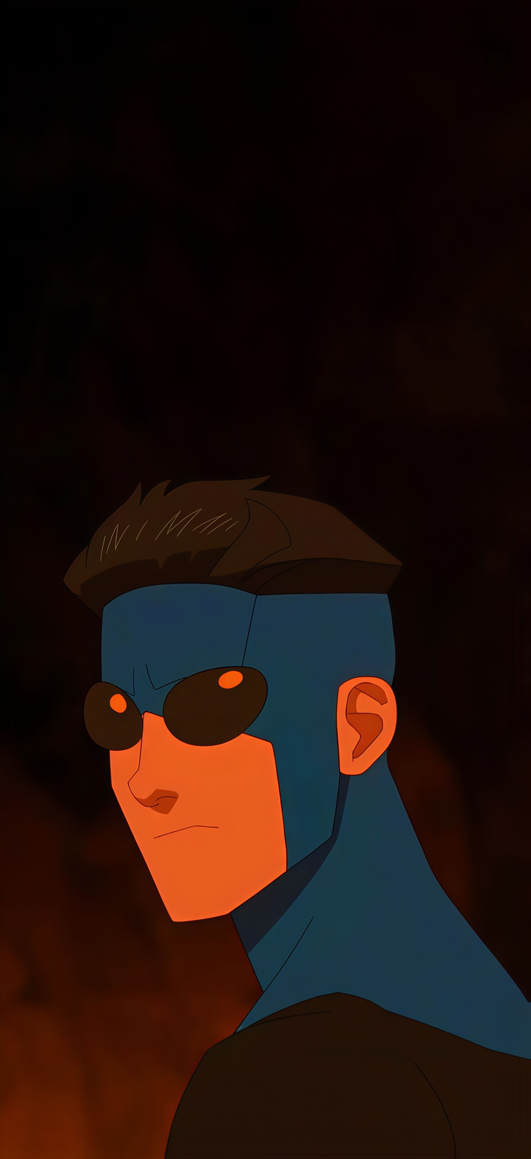 Dark Blue Suit Invincible Wallpaper