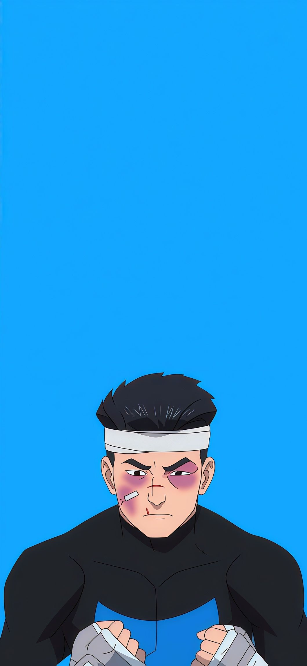 Injured Mark Grayson Battle Damage Invincible Wallpaper