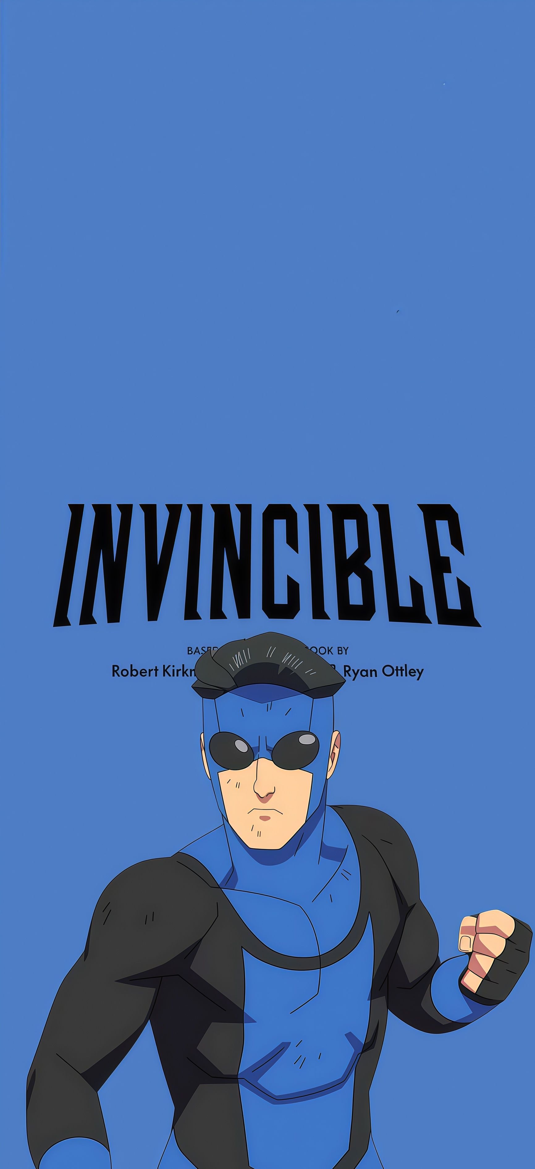 Invincible Blue Suit Wallpaper