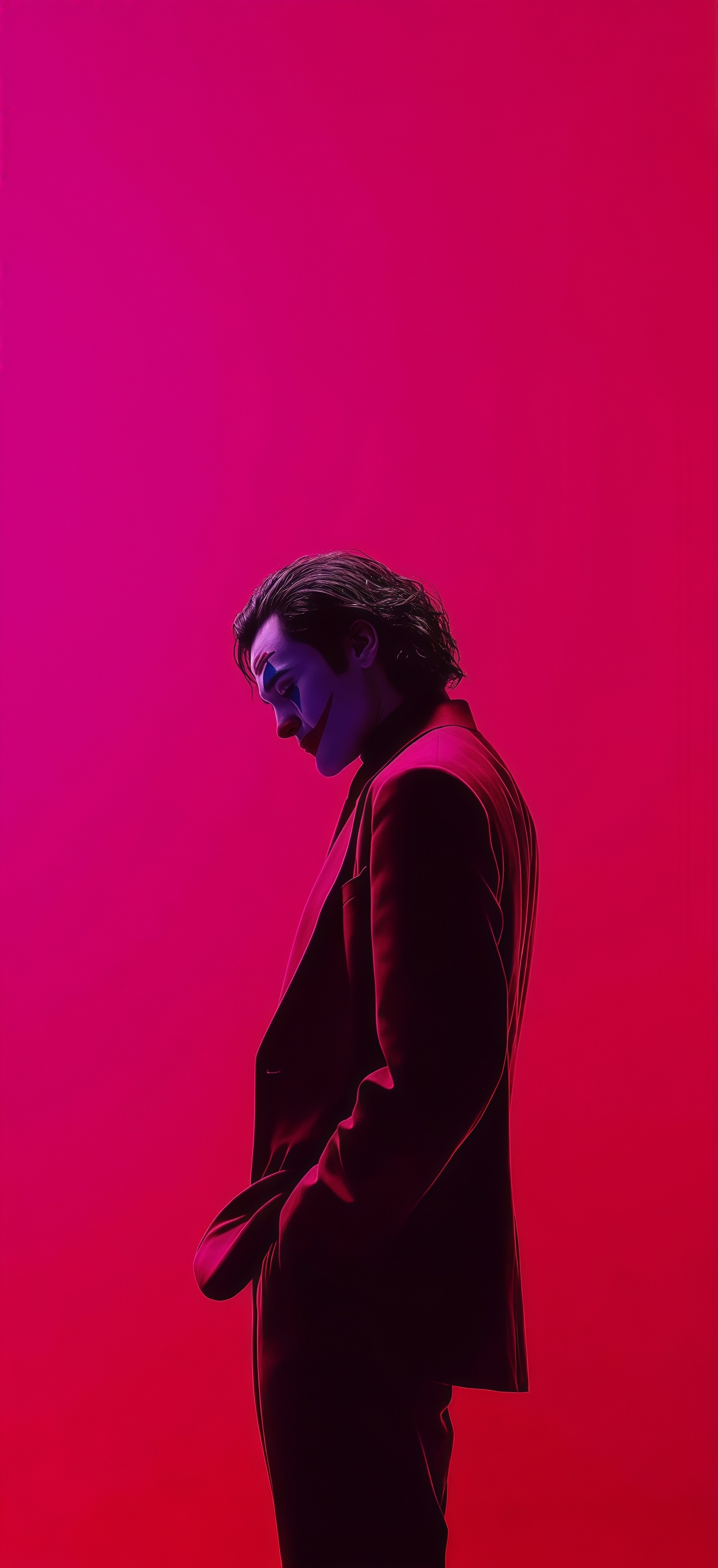 Joaquin Phoenix Joker Pink Wallpaper