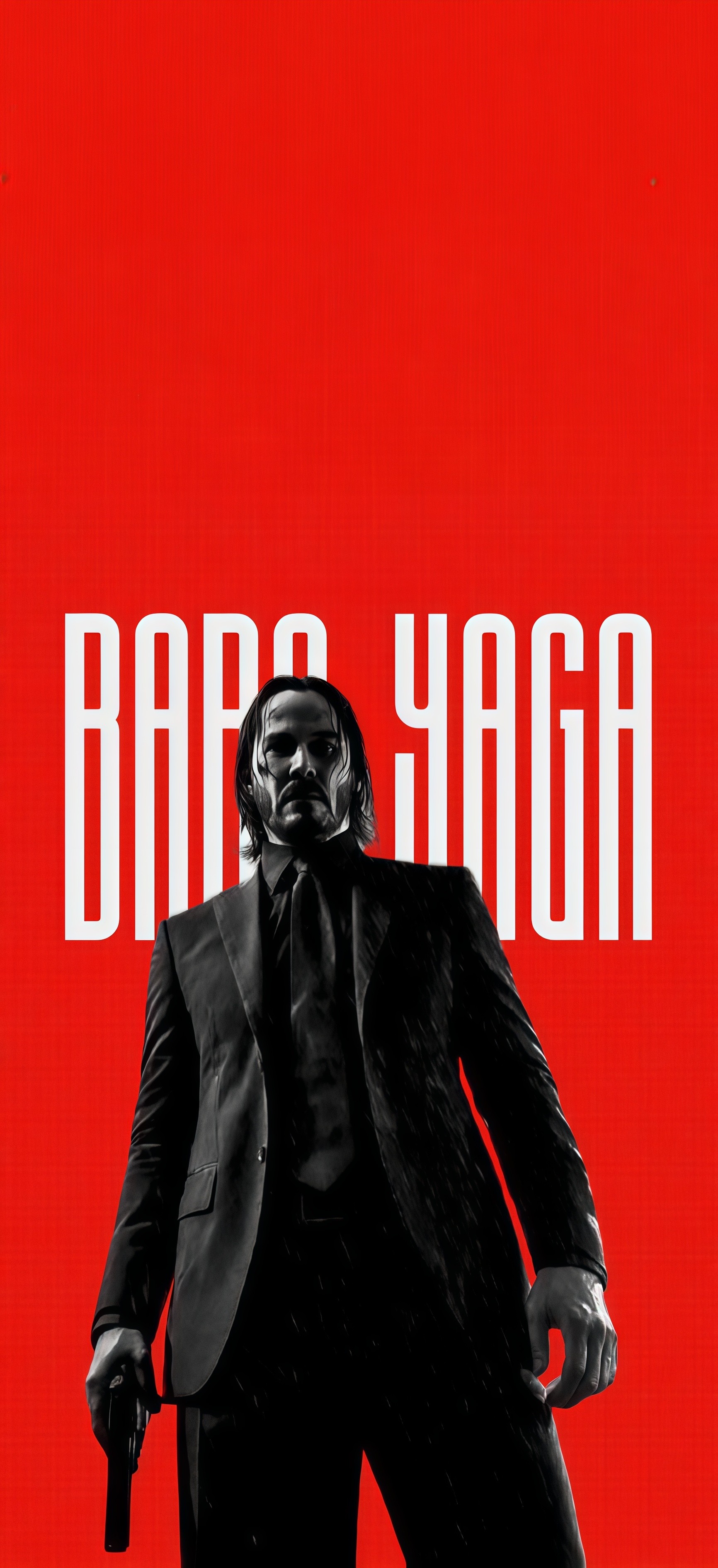 John Wick BABA YAGA Red Wallpaper