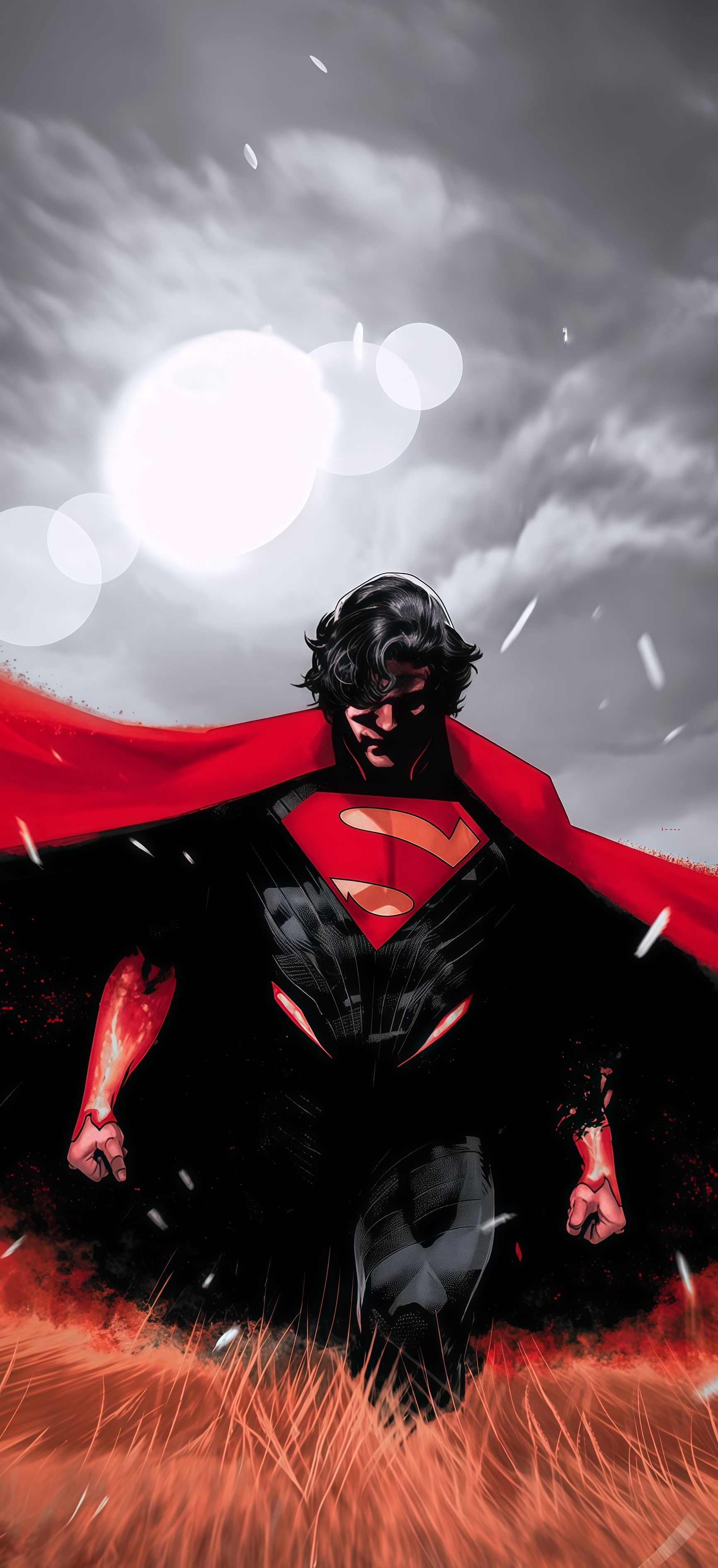 Kingdom Come Superman Black Suit Wallpaper