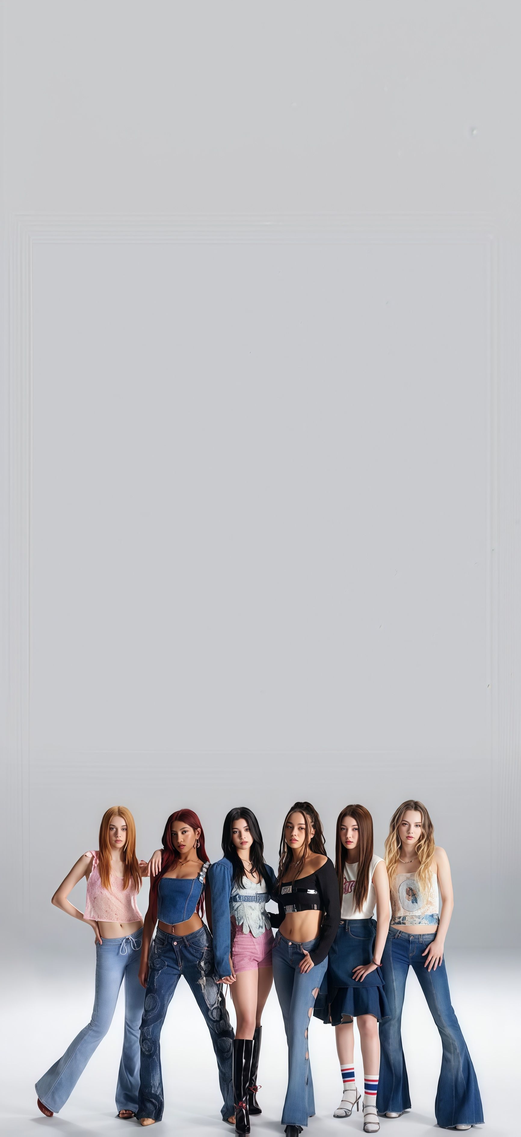 Minimalist SIS Fashion Katseye Wallpaper