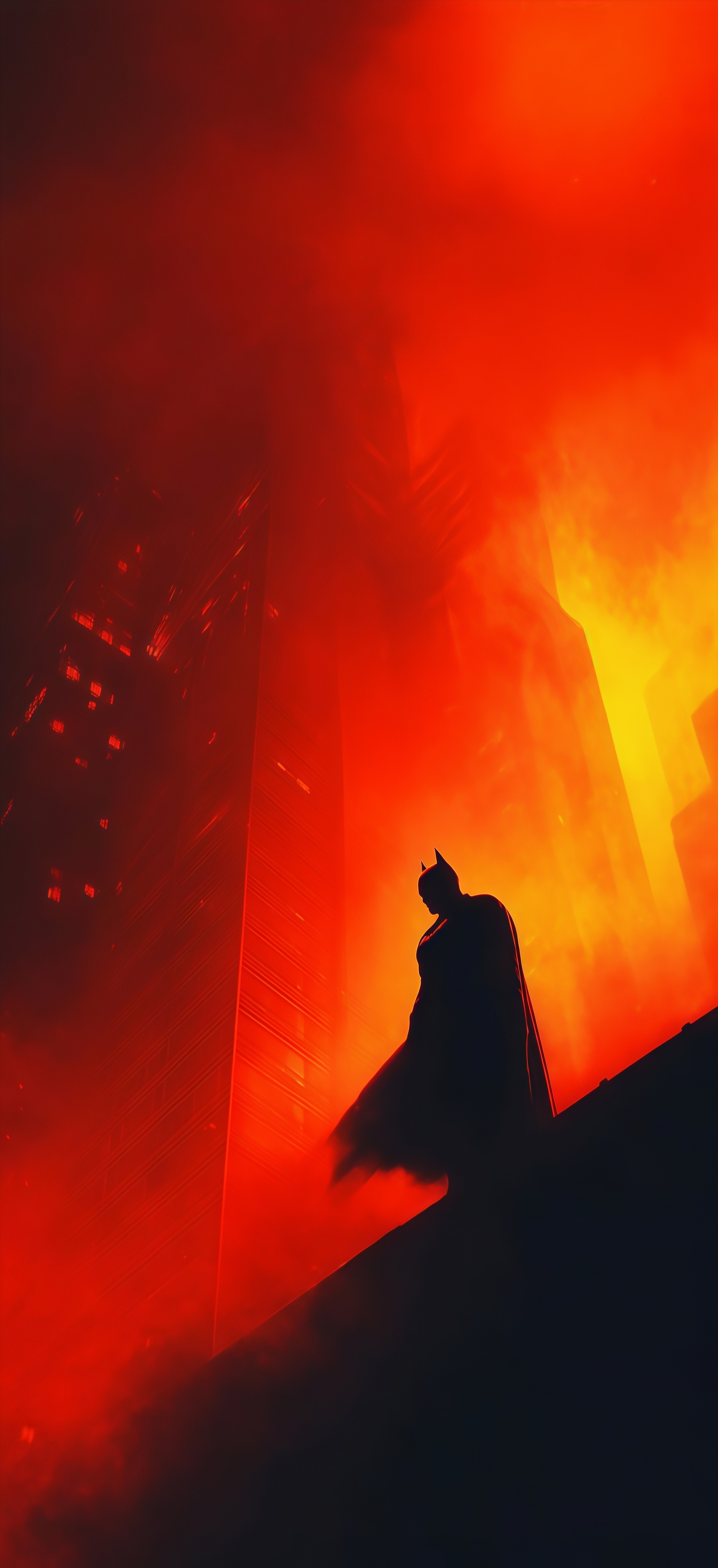 Red Shadow Batman Wallpaper