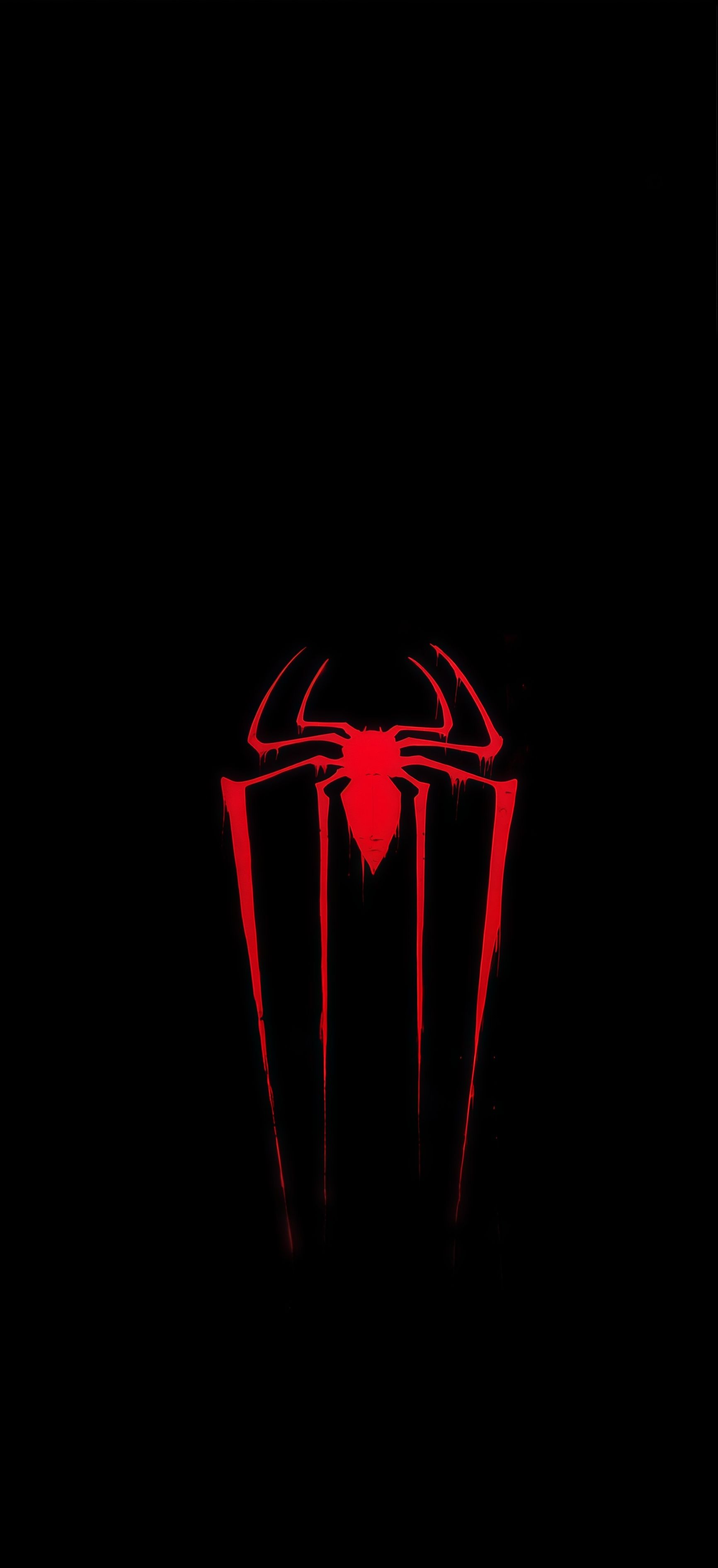 Spider-Man Cinematic Black Silhouette Wallpaper