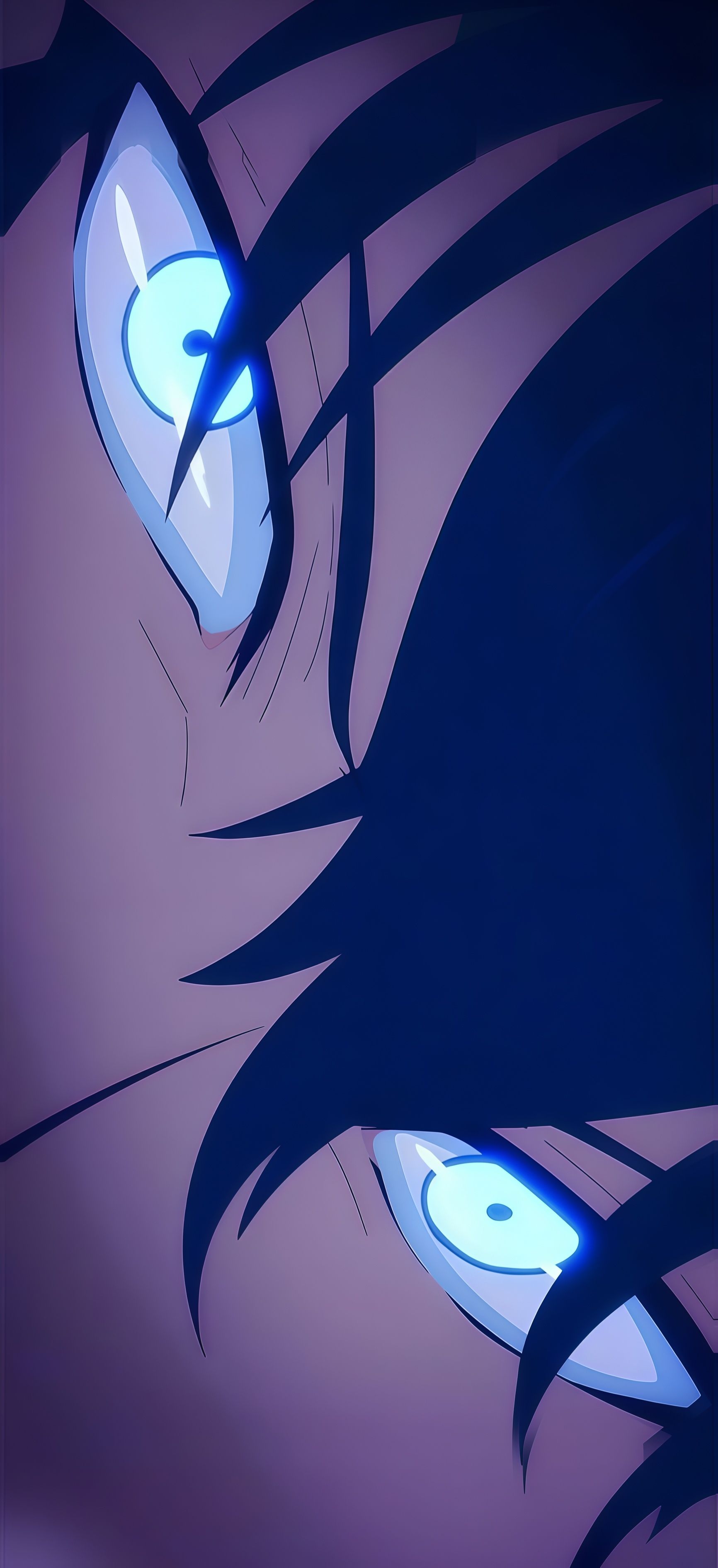 Sung Jinwoo Glowing Blue Eyes Wallpaper