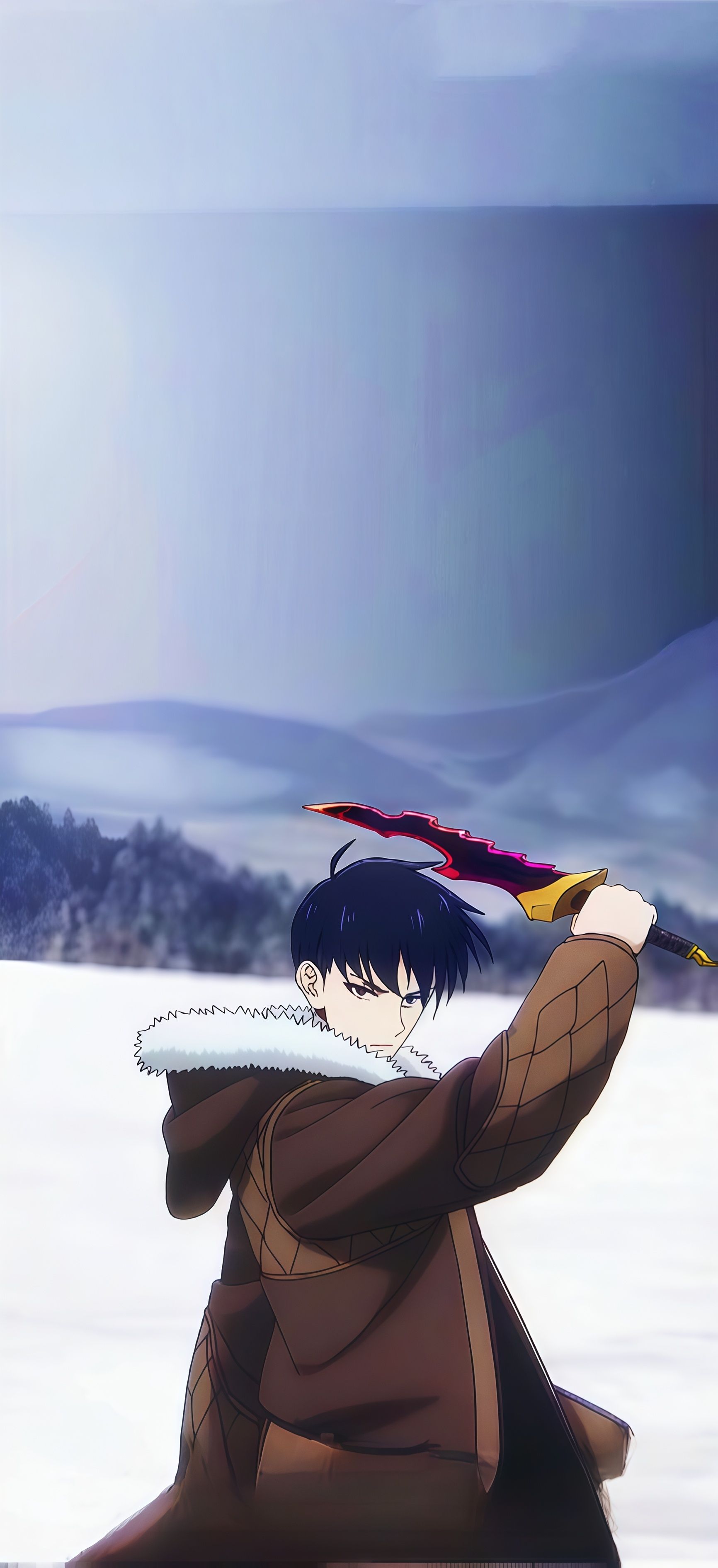 Sung Jinwoo Winter Red Gate Wallpaper