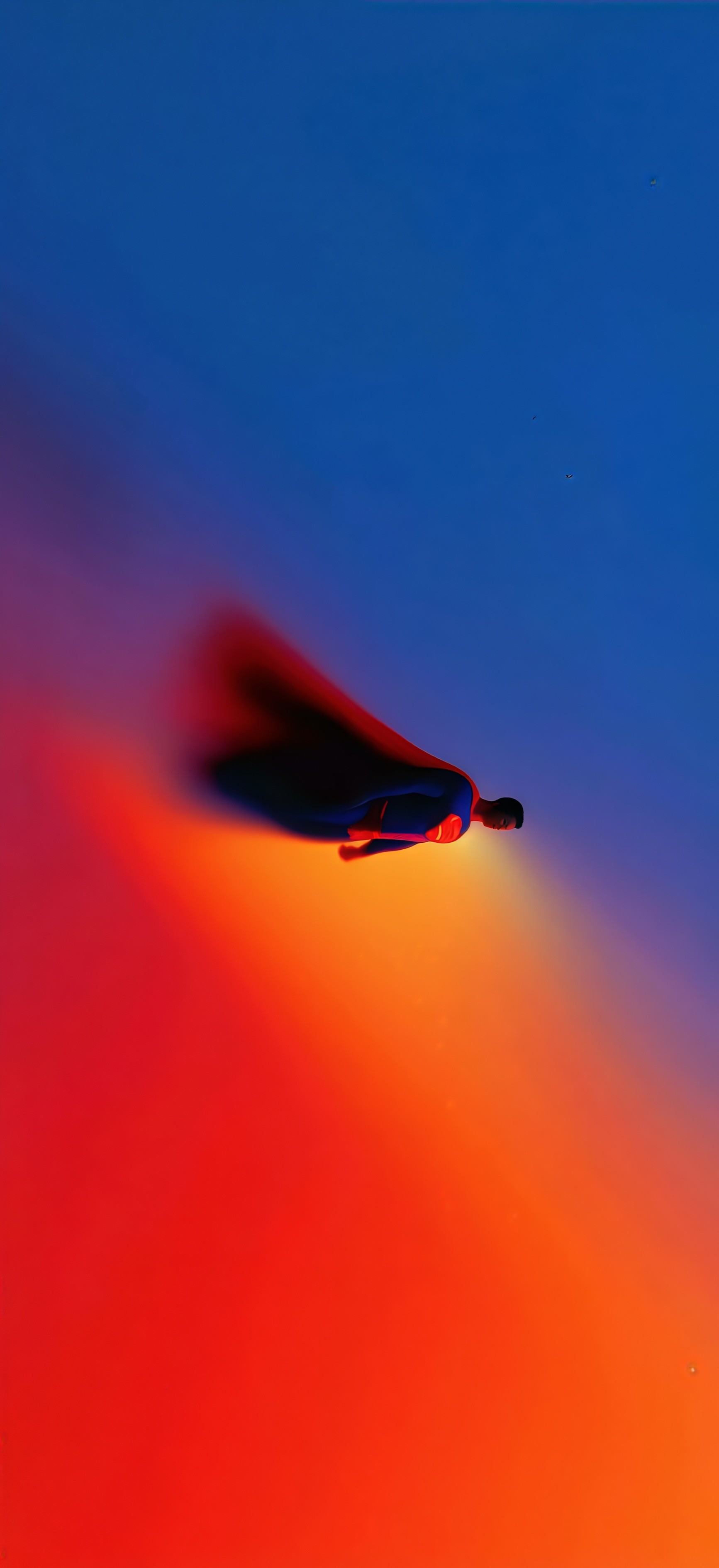 Superman Flight Gradient Wallpaper