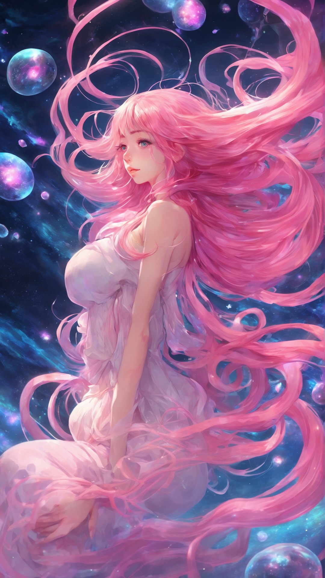 Cosmic Jellyfish Dream 4K Wallpaper