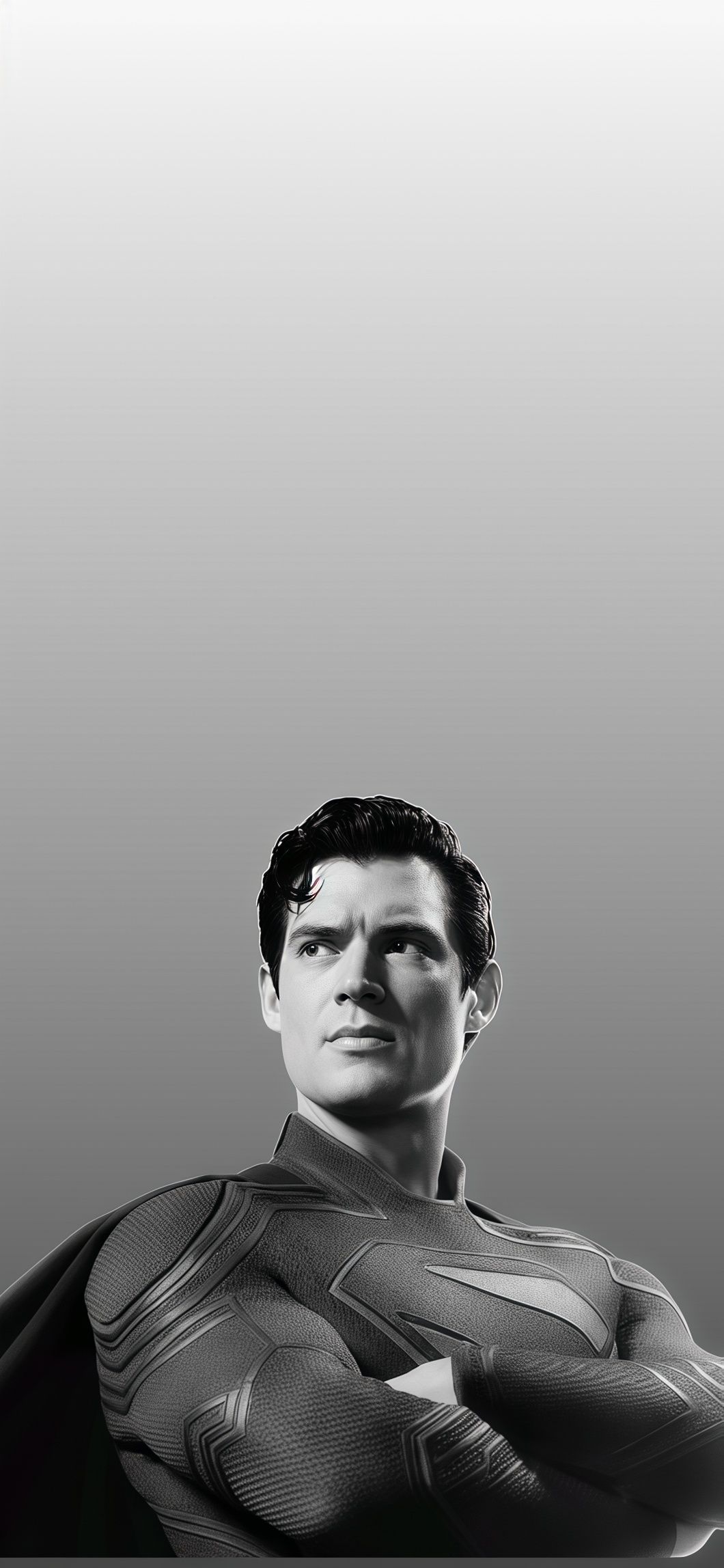 David Corenswet Superman B&W Wallpaper