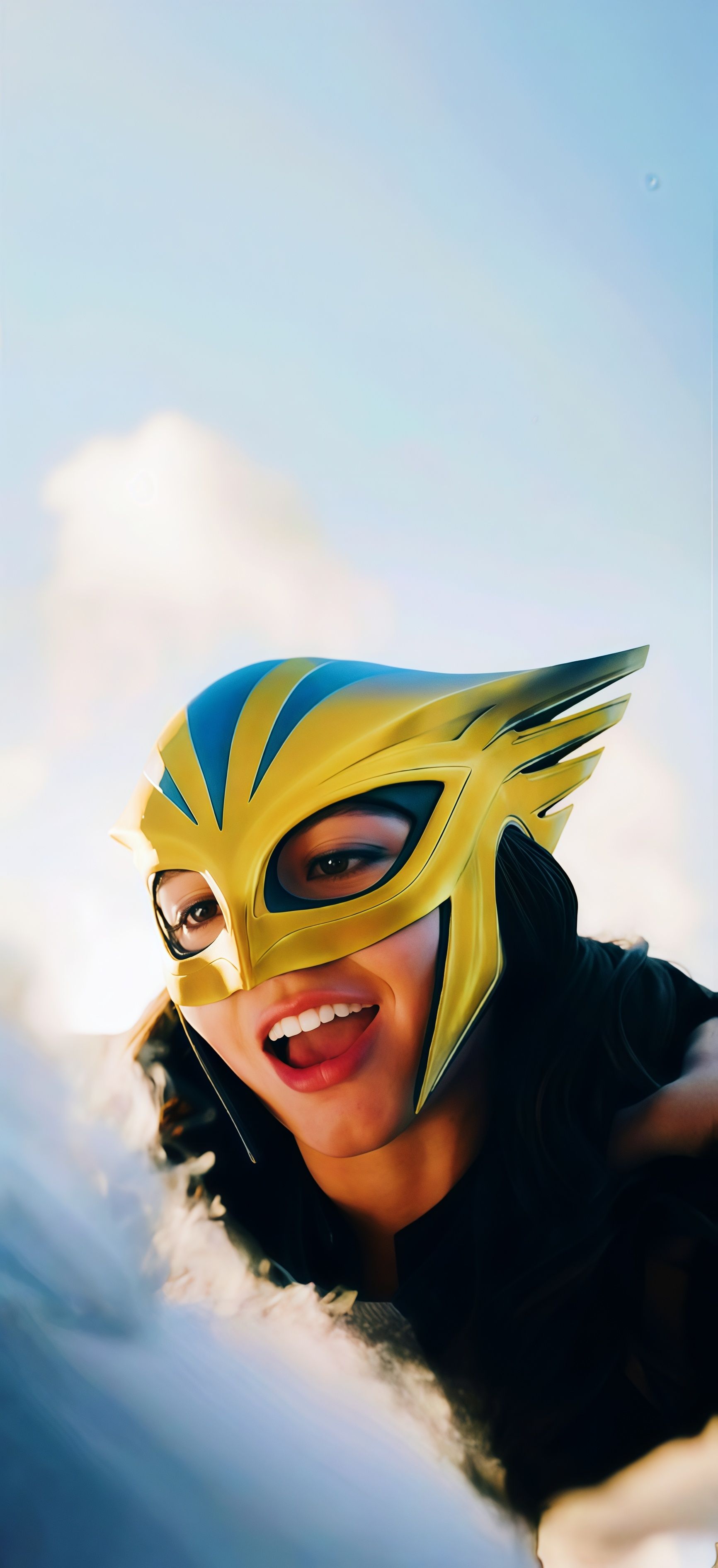 Hawkgirl Golden Mask Wallpaper