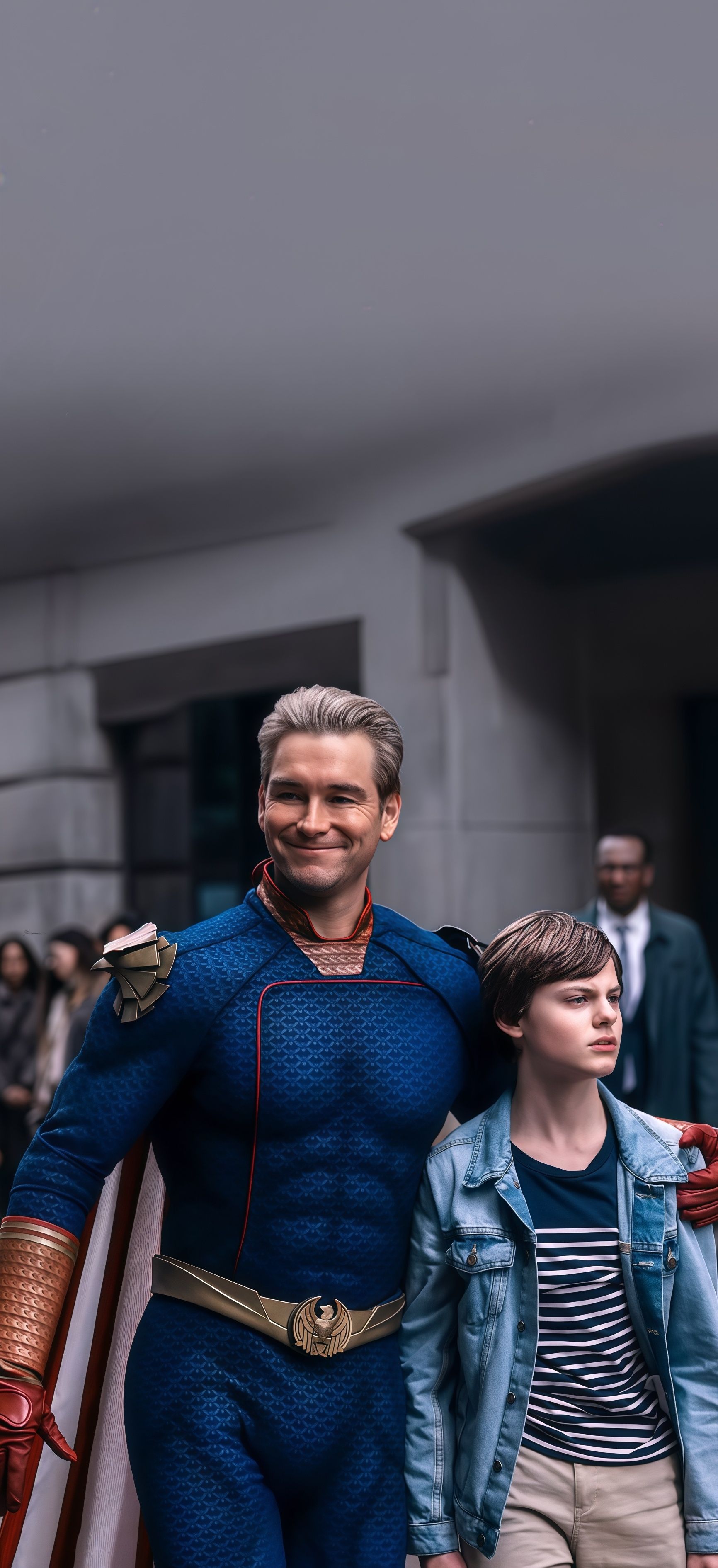Homelander and Ryan Fatherhood Wallpaper