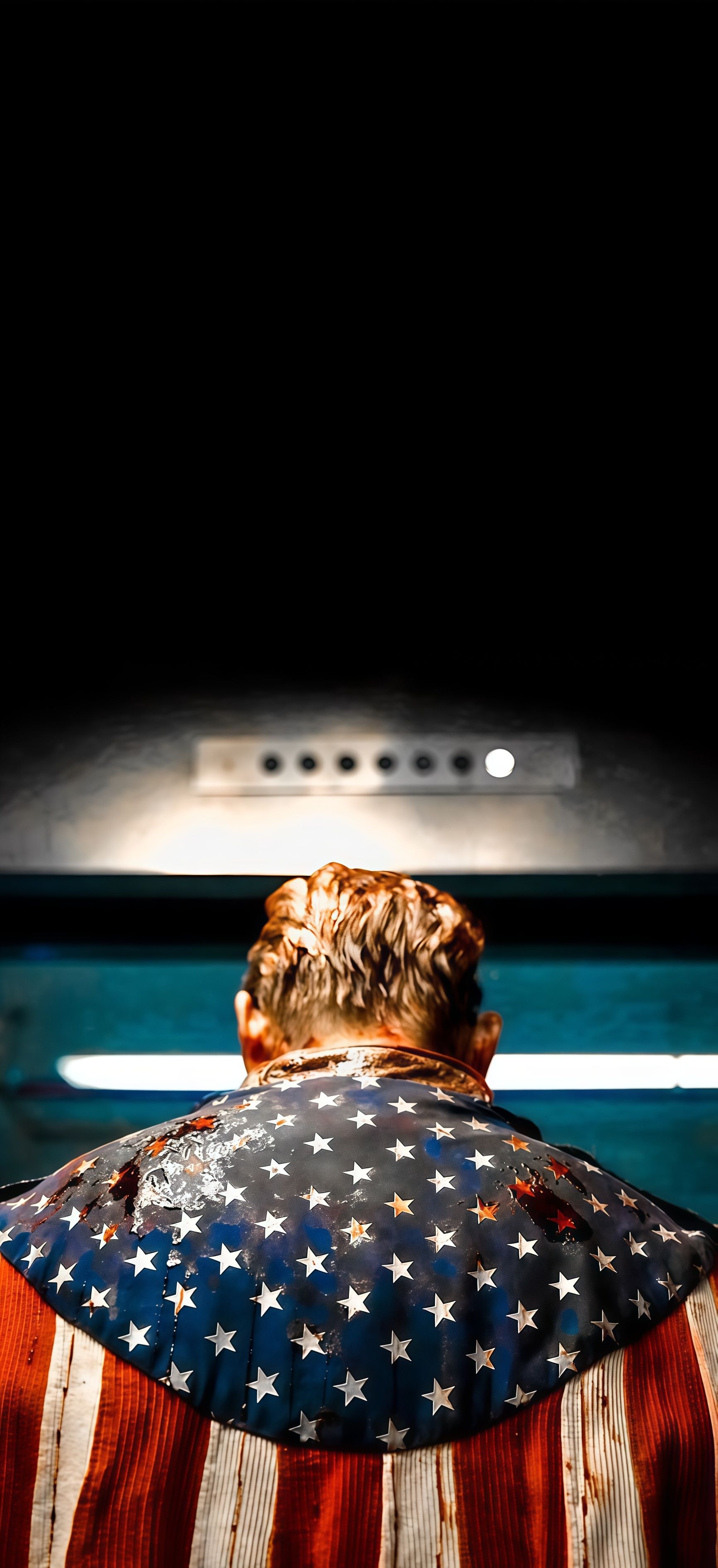Homelander Battle Damaged Back Wallpaper