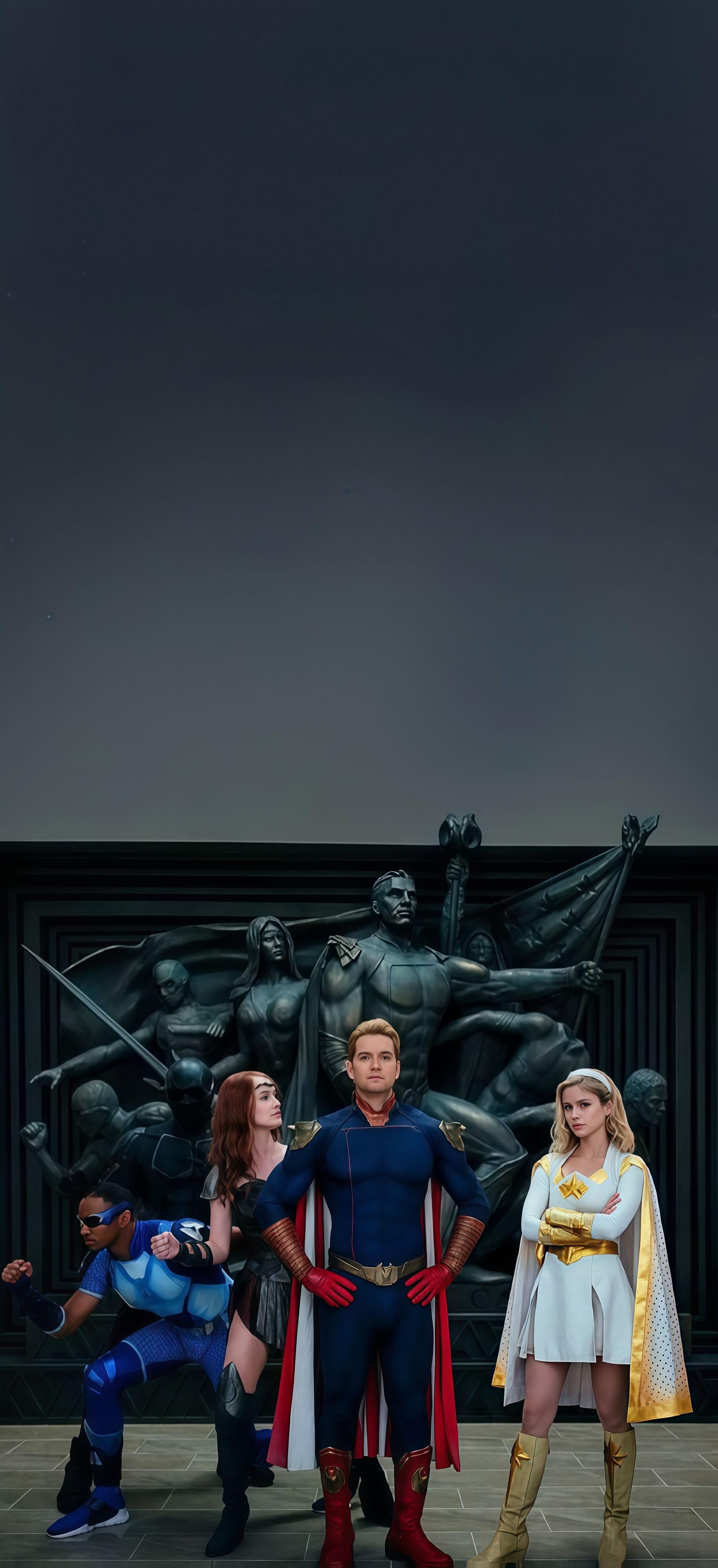 Homelander The Seven Statue Wallpaper