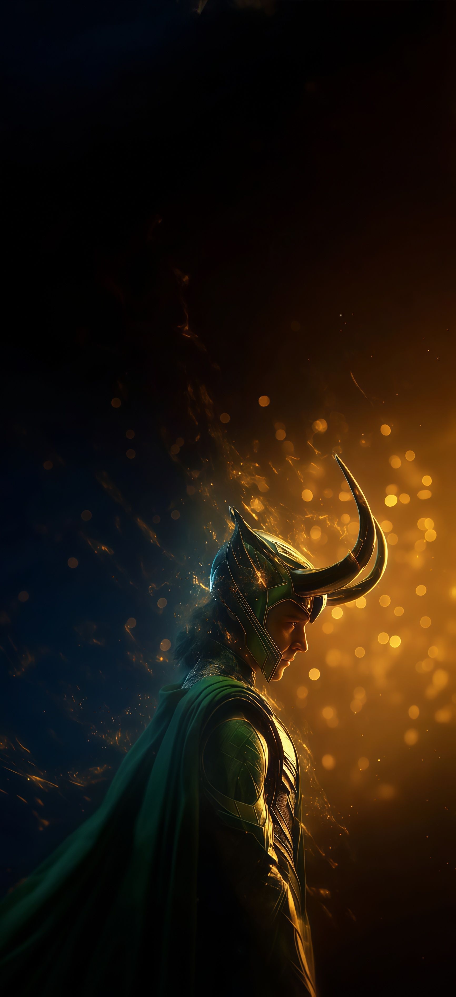 Loki Horned Crown Wallpaper