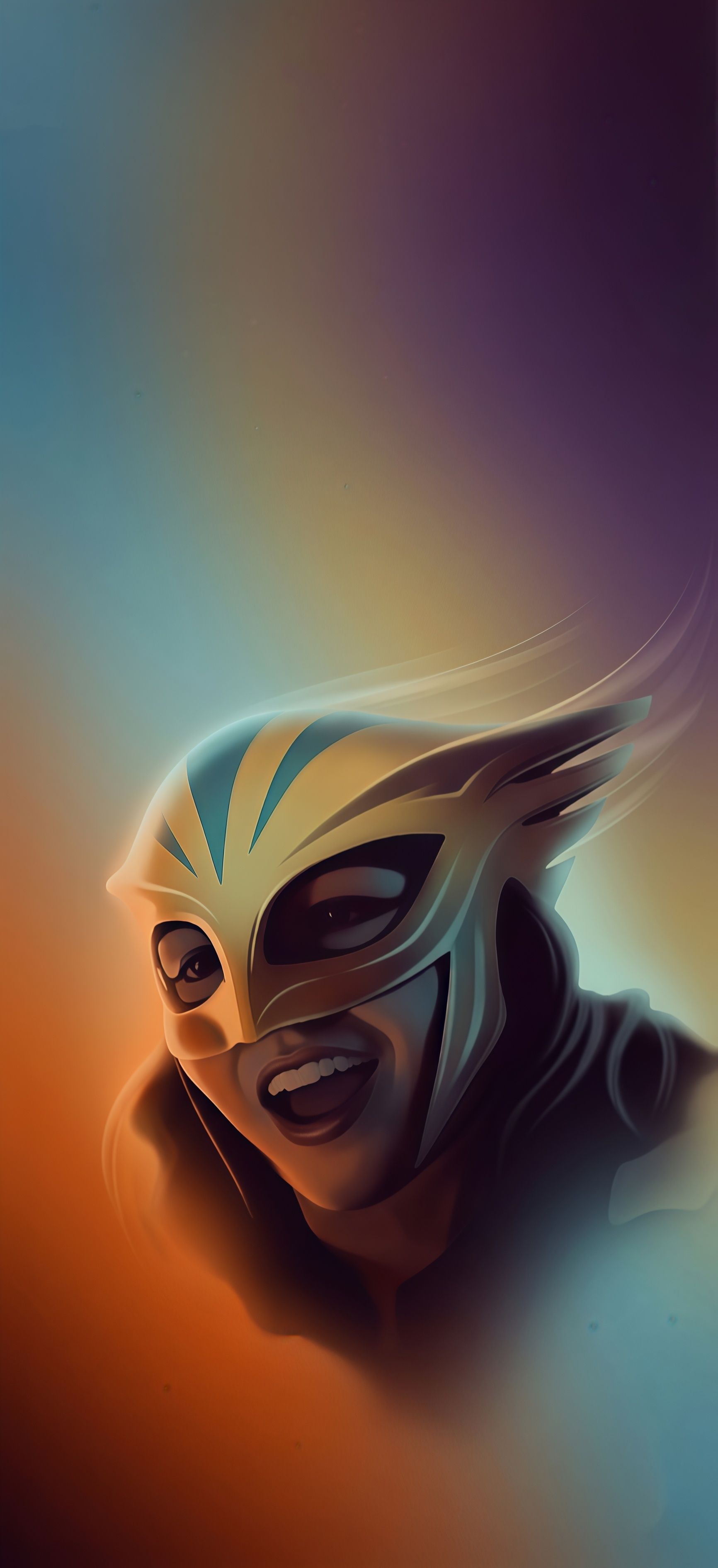 Minimalist Hawkgirl Wallpaper