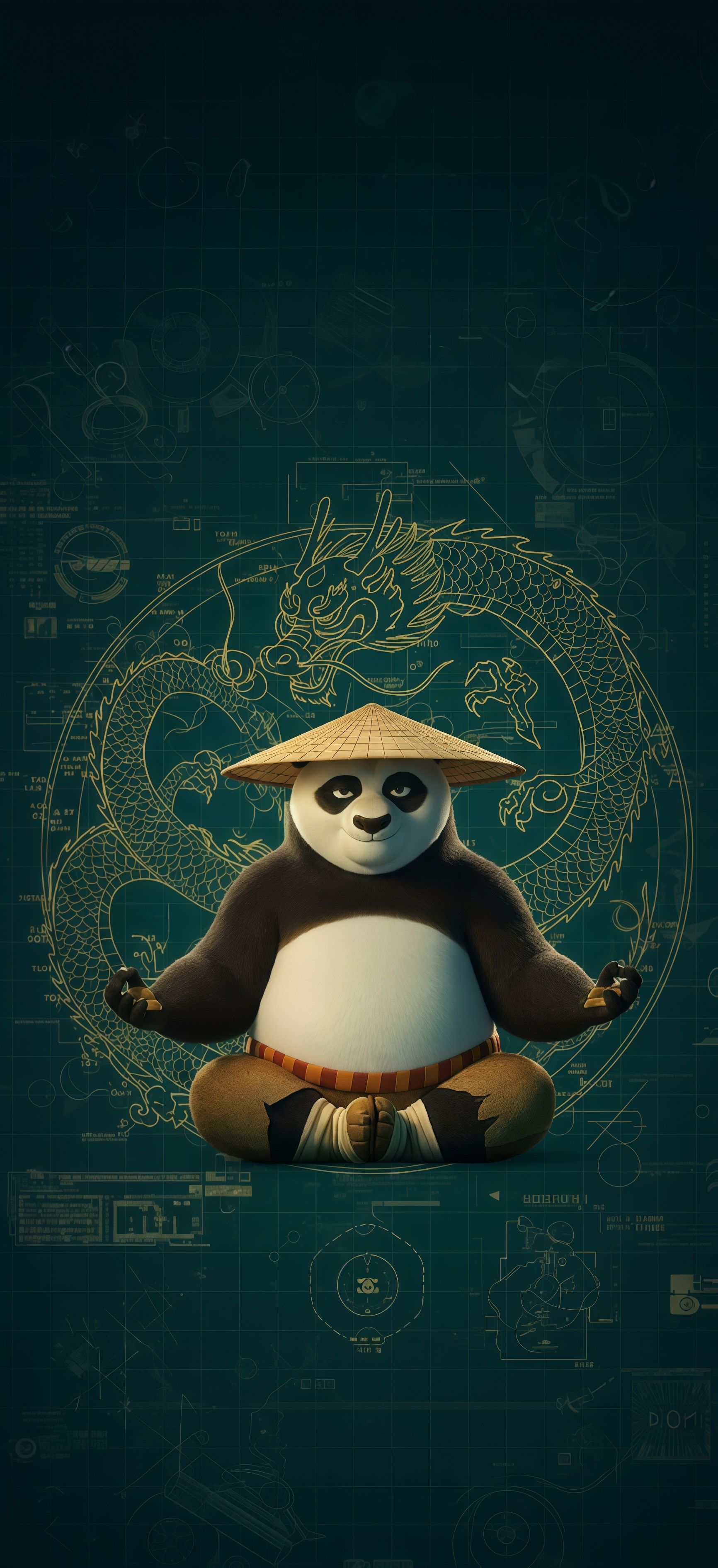 Po Kung Fu Panda Zen Wallpaper