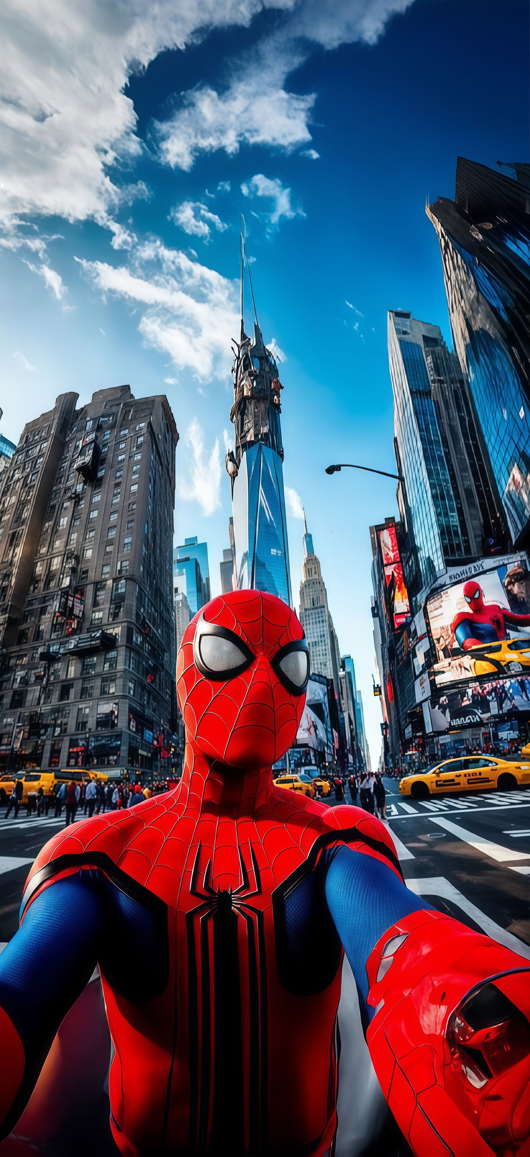 Spider-Man NYC Selfie Wallpaper