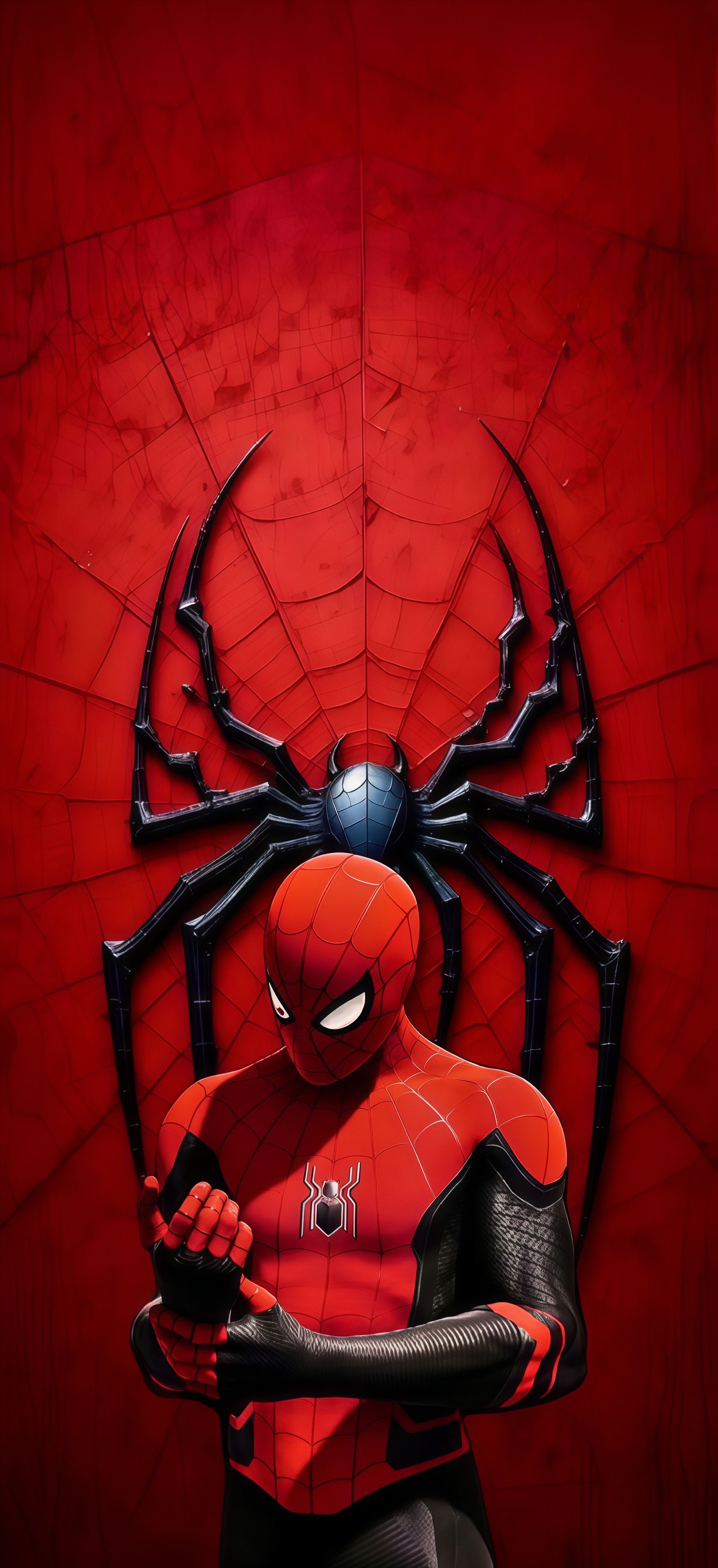 Spider-Man Stealth Suit Wallpaper