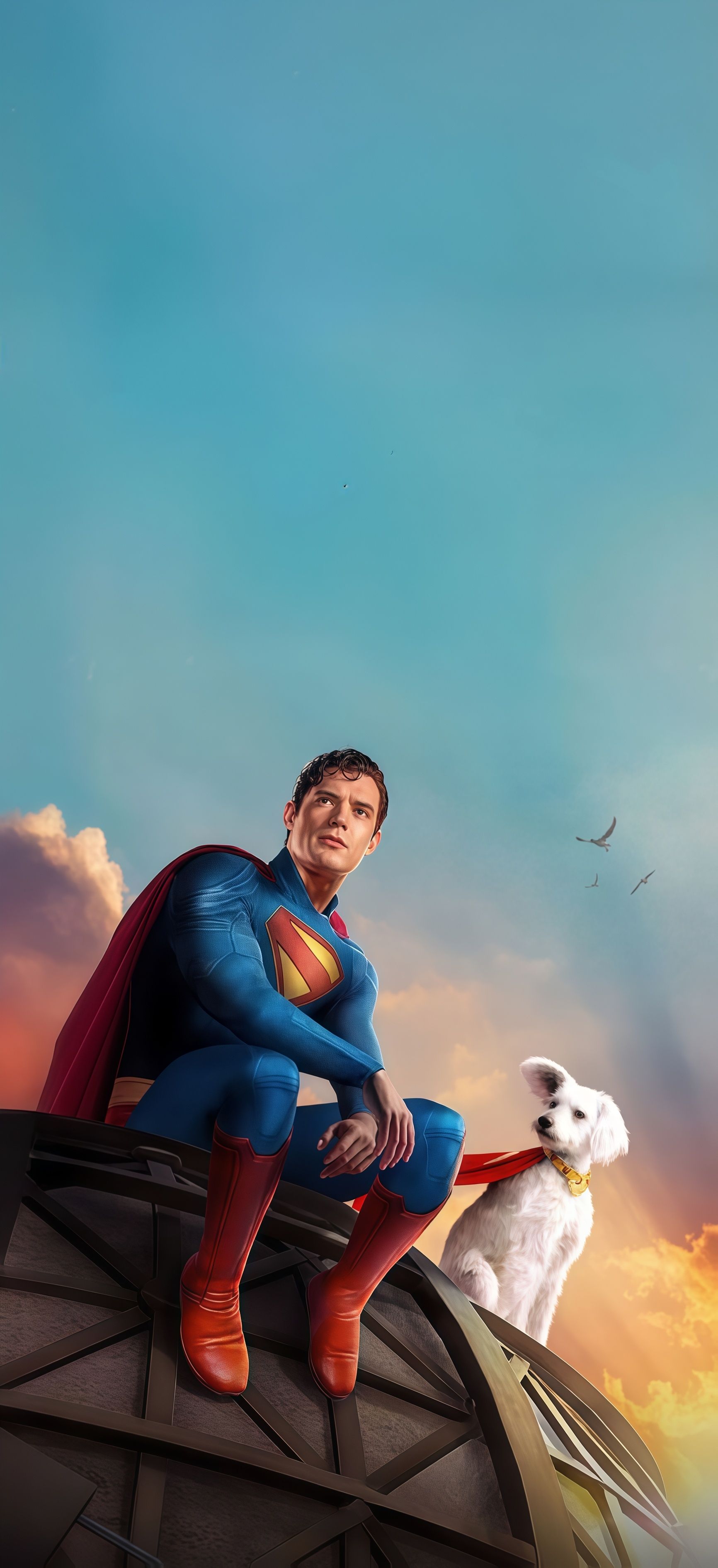 Superman and Krypto Wallpaper