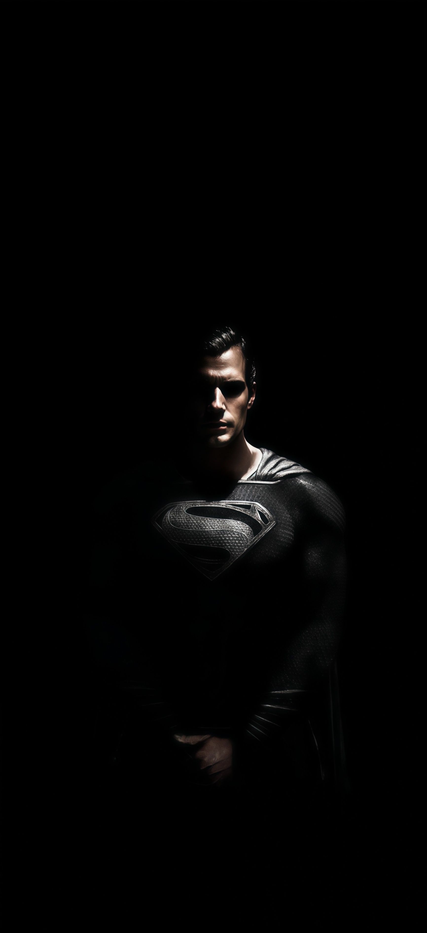 Superman Black Suit Snyder Cut Wallpaper