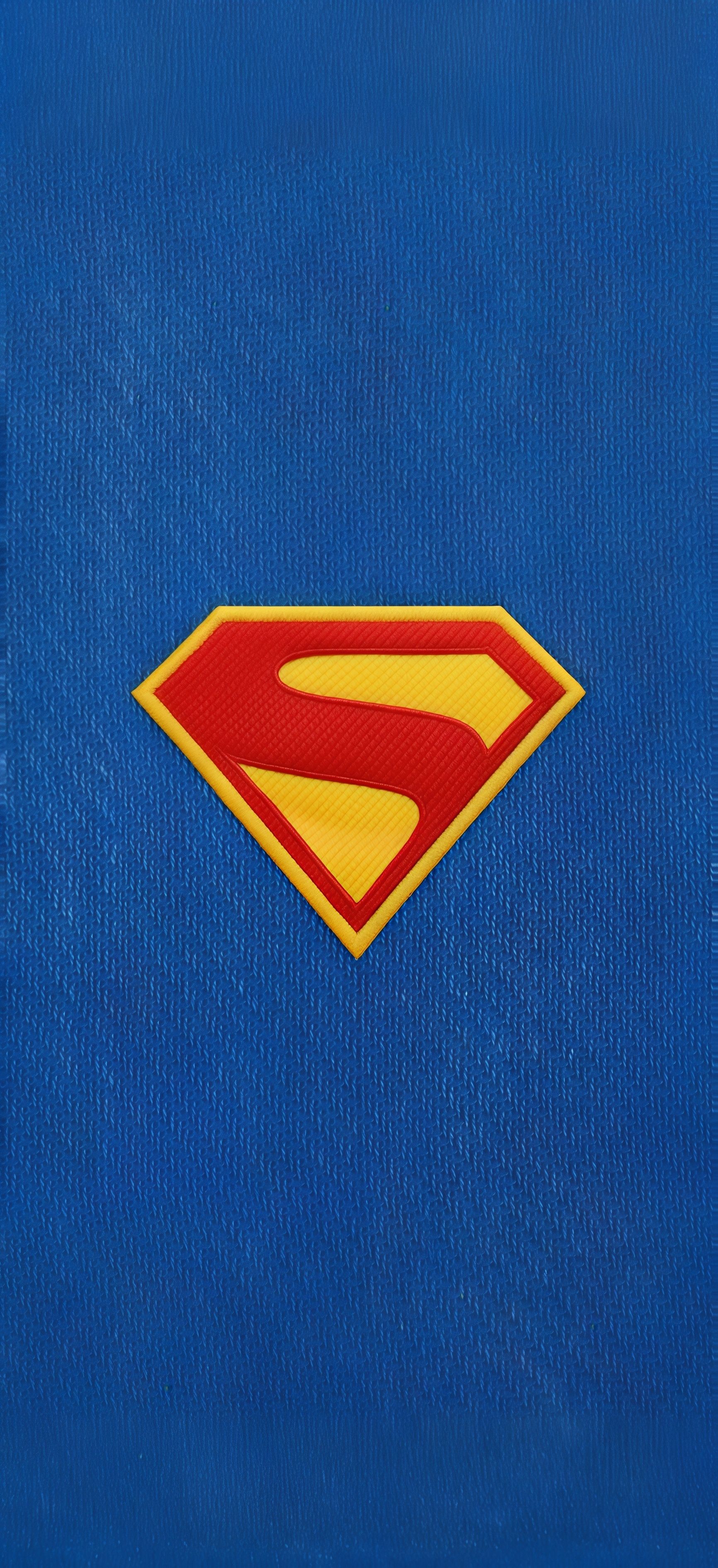 Superman Texture Logo Wallpaper