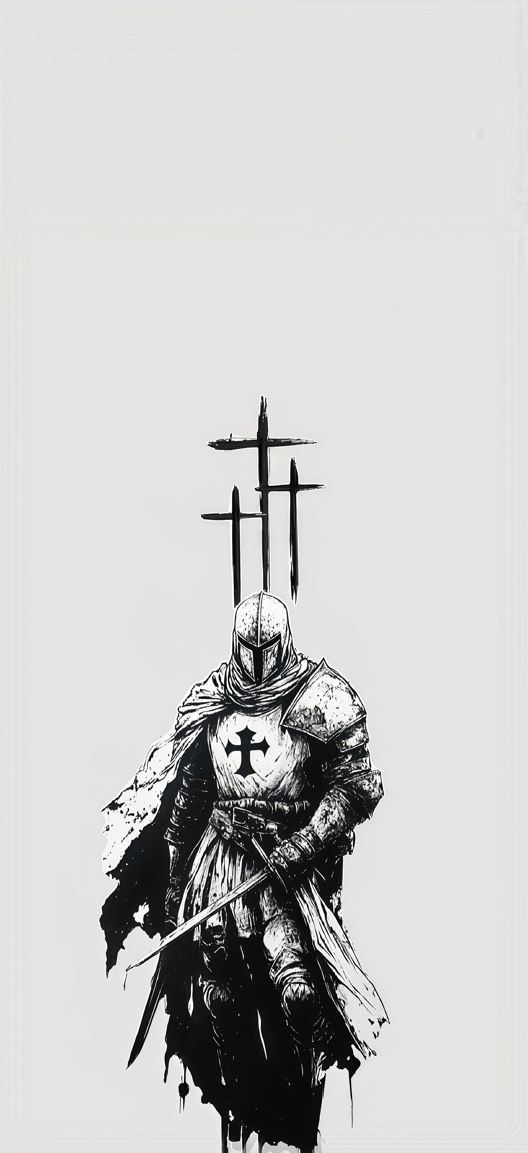 Templar Knight Crosses Faith Wallpaper