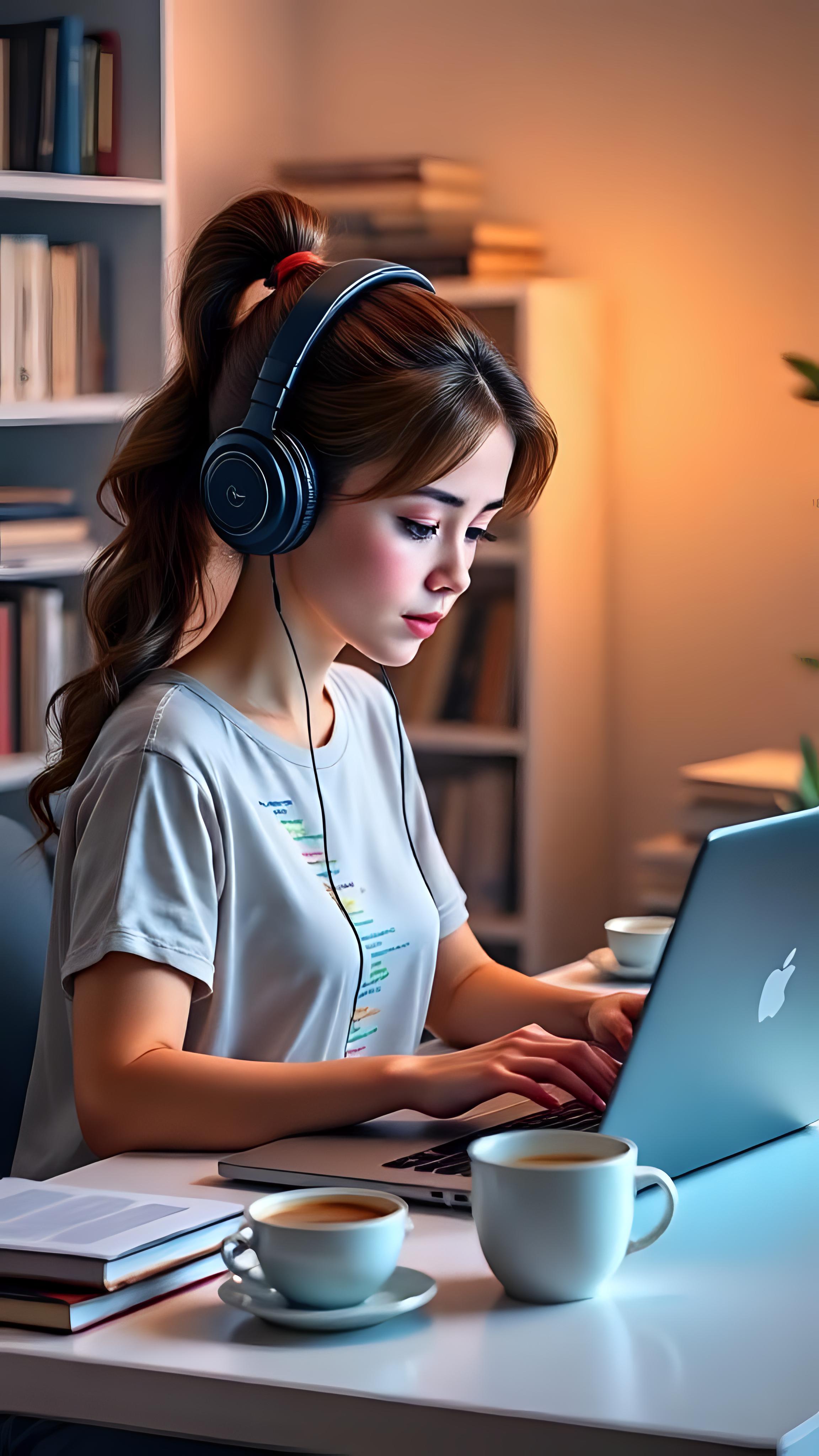 Female Tech Wallpaper