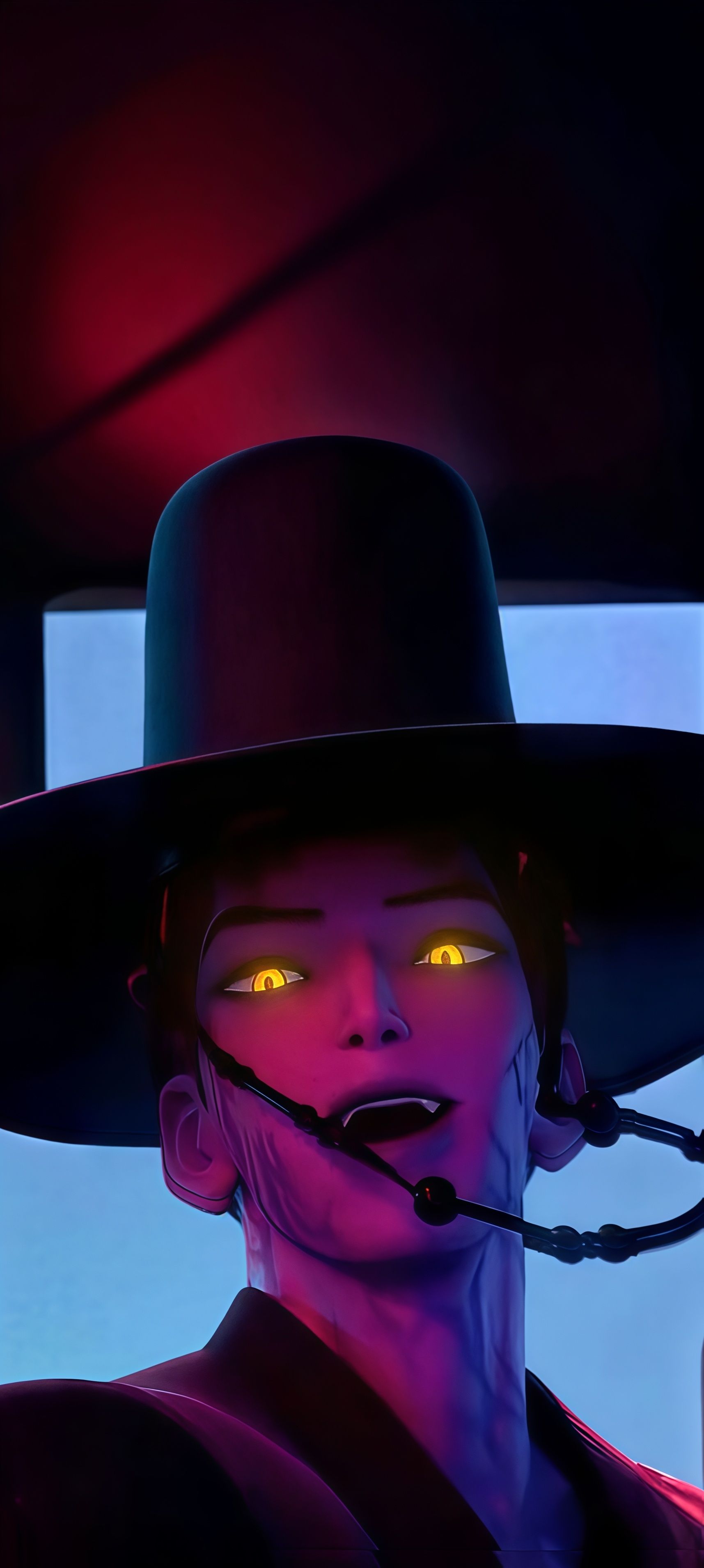 K-Pop Demon Hunters Jinu's Sinister Smile Wallpaper