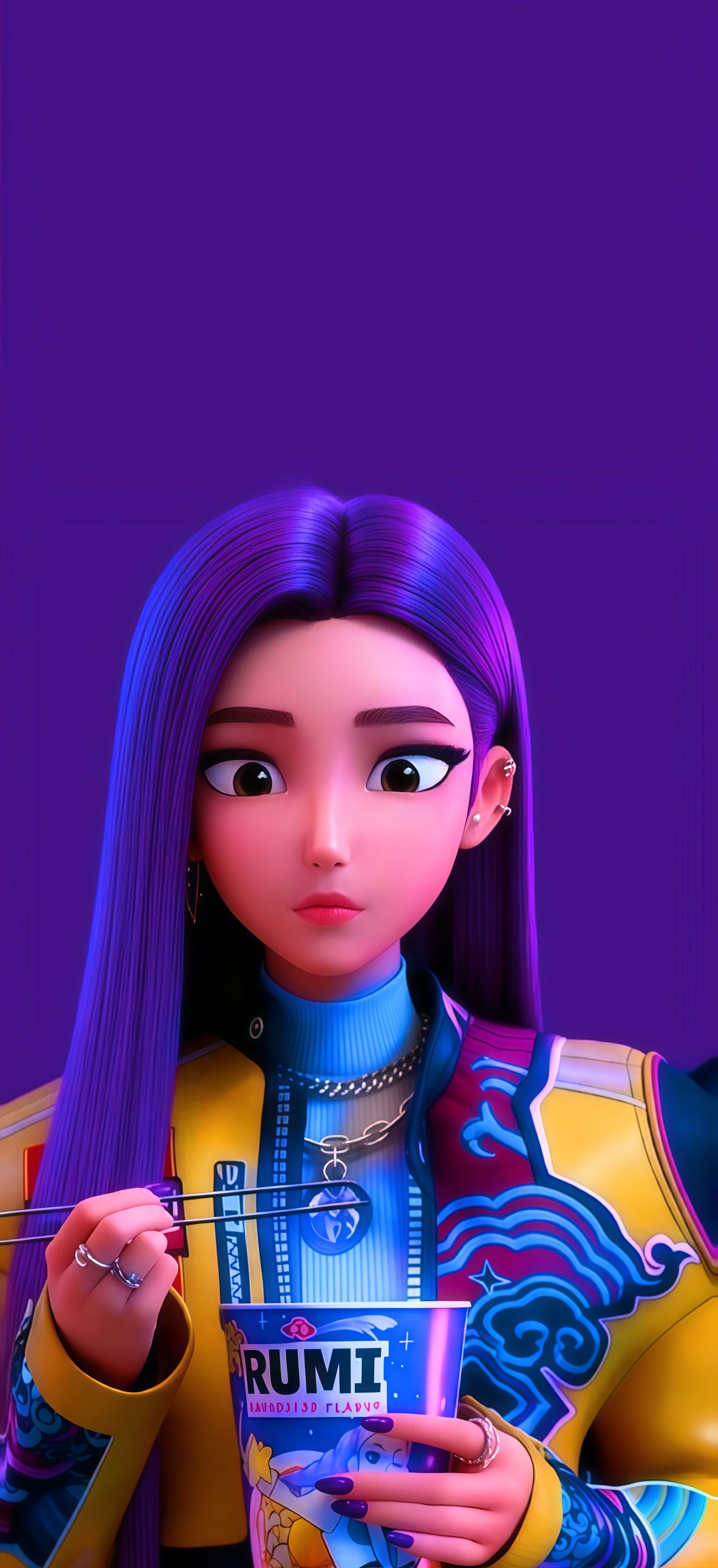 Rumi K-Pop Demon Hunter Ramen Wallpaper